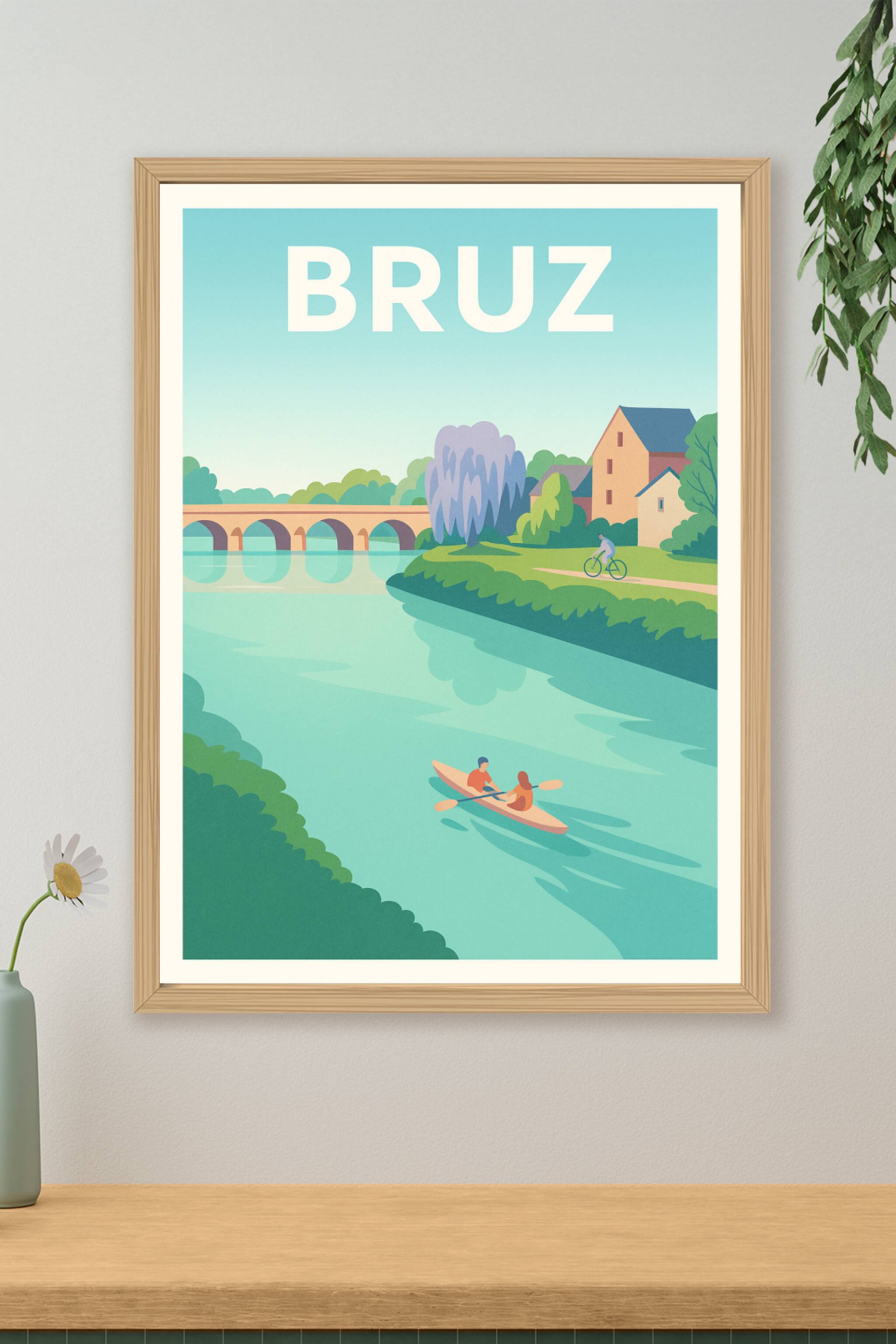 Affiche de Bruz - Sérénité au fil de l'eau