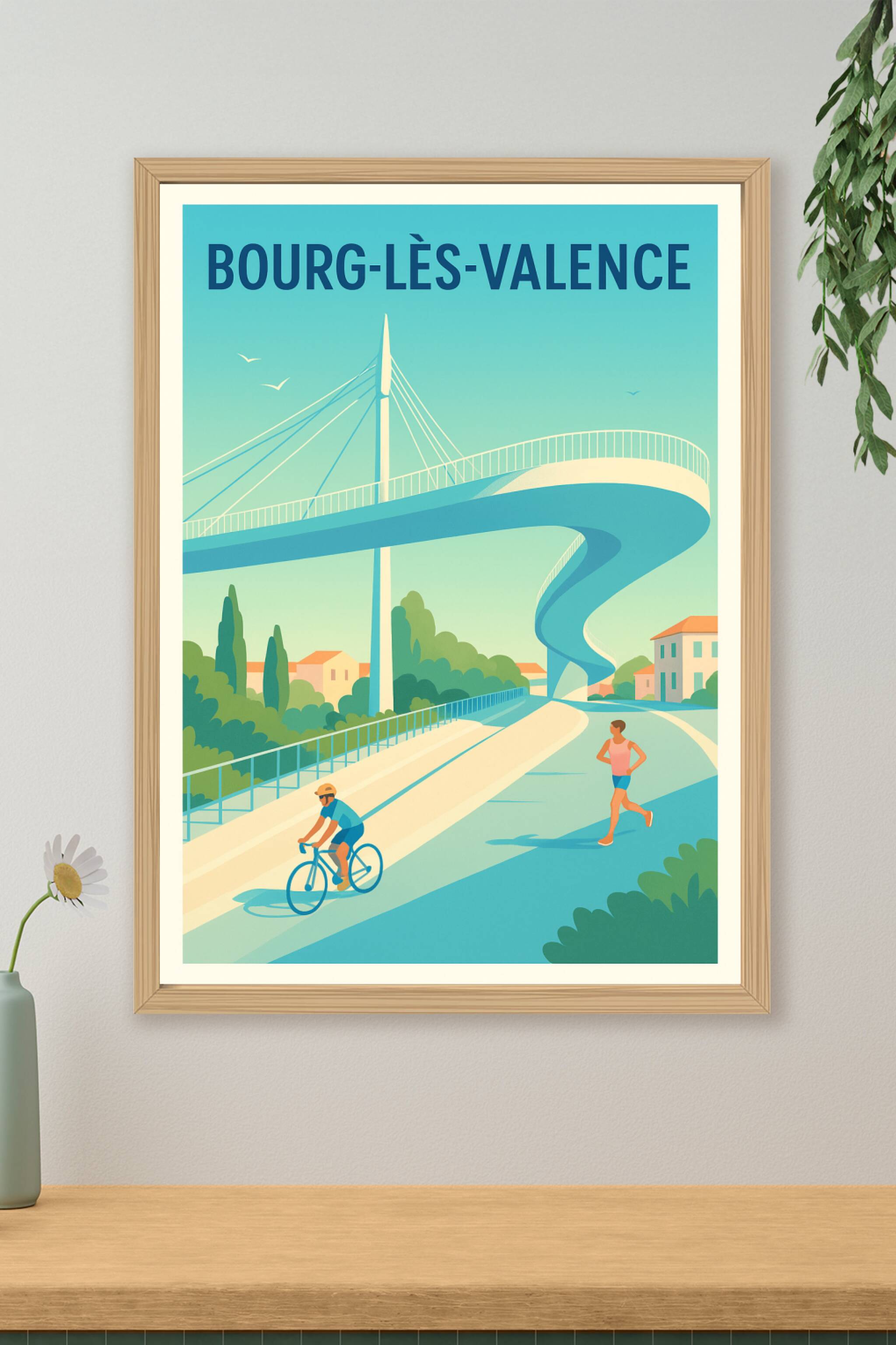 Affiche de Bourg-lès-Valence - Évasion urbaine et sportive