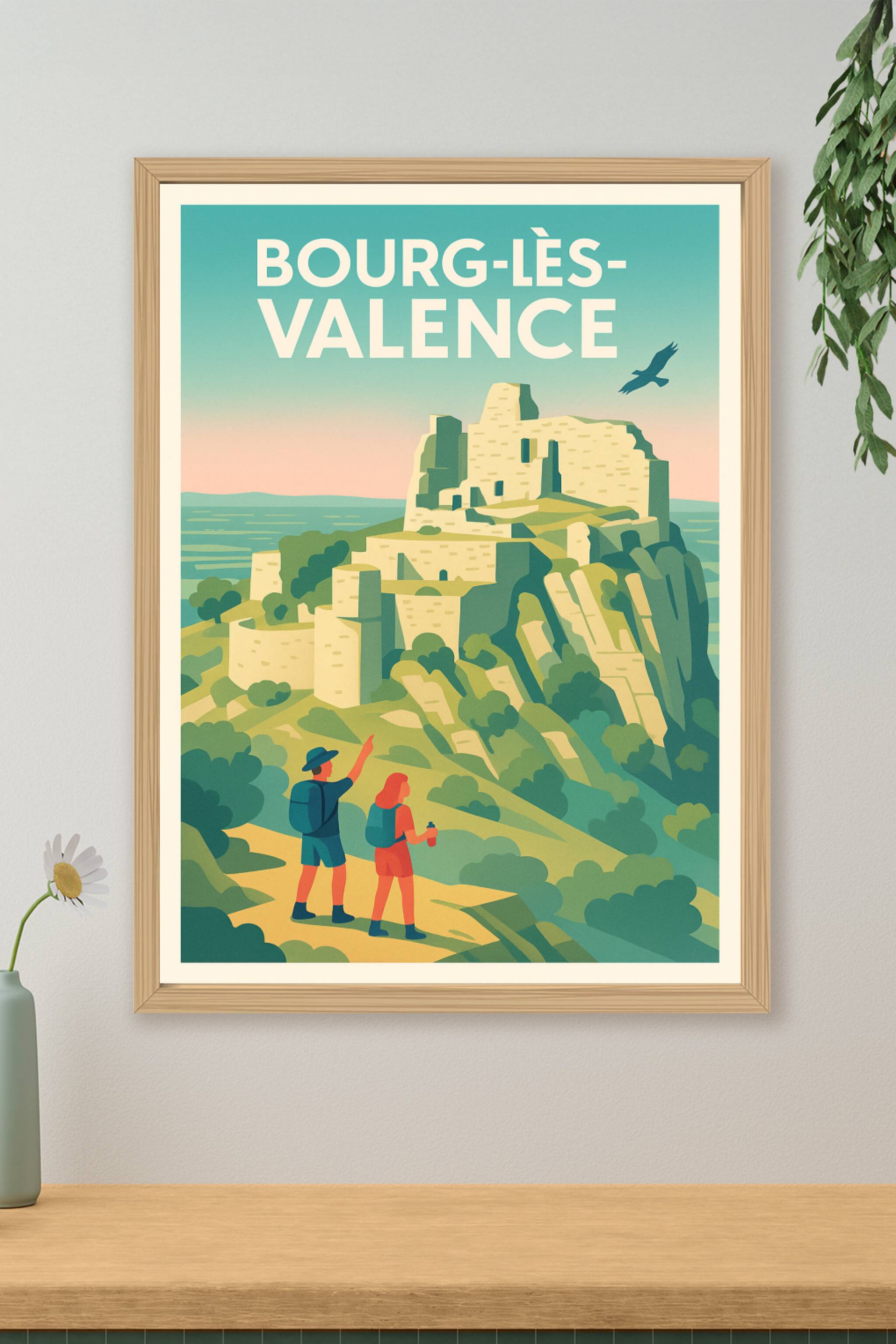 Affiche de Bourg-lès-Valence - Escapade nature et patrimoine