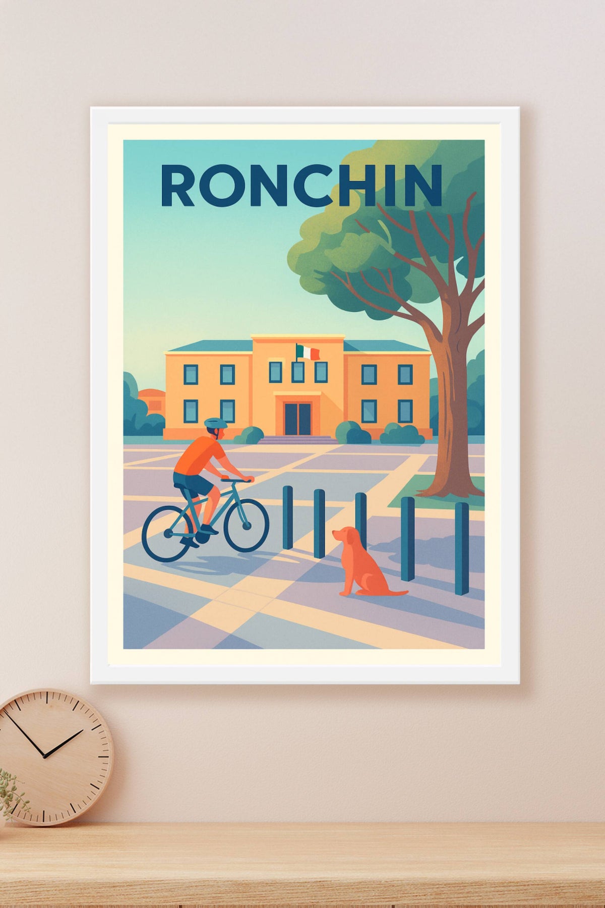 Affiche de Ronchin - Douceur de vie à vélo