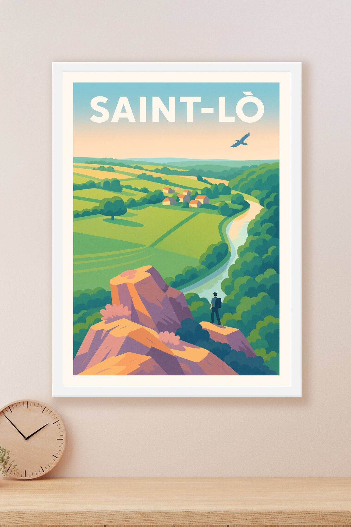 Affiche de Saint-Lò - Évasion et nature préservée