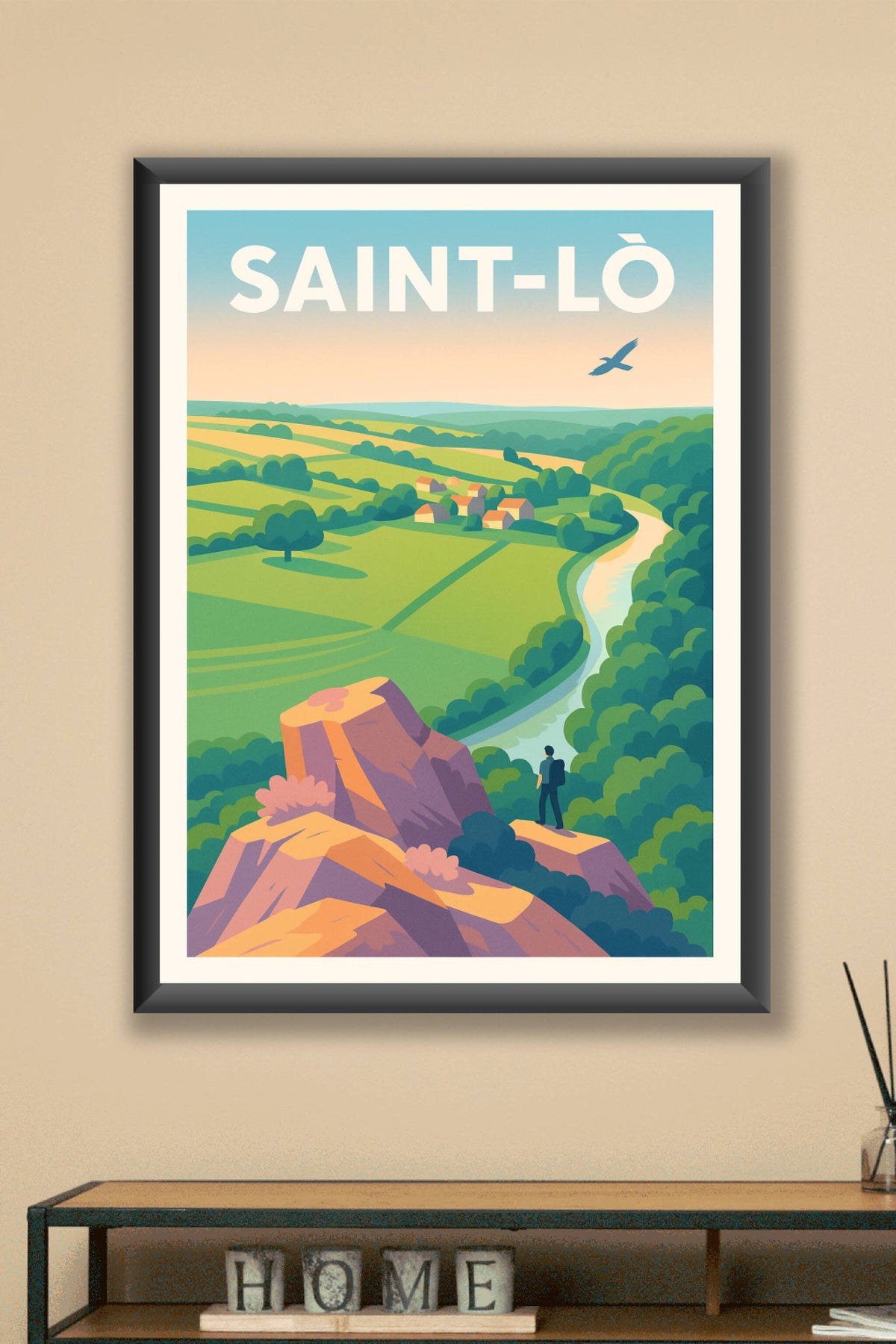 Affiche de Saint-Lò - Évasion et nature préservée