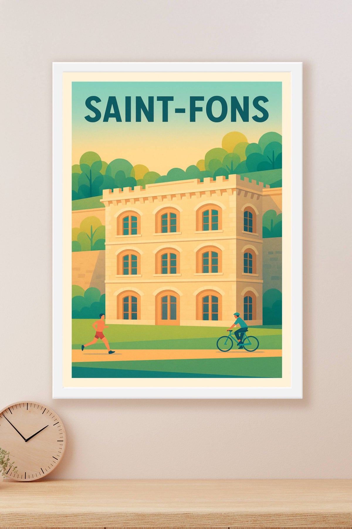 Affiche de Saint-Fons - Charme et nature à la porte de la ville