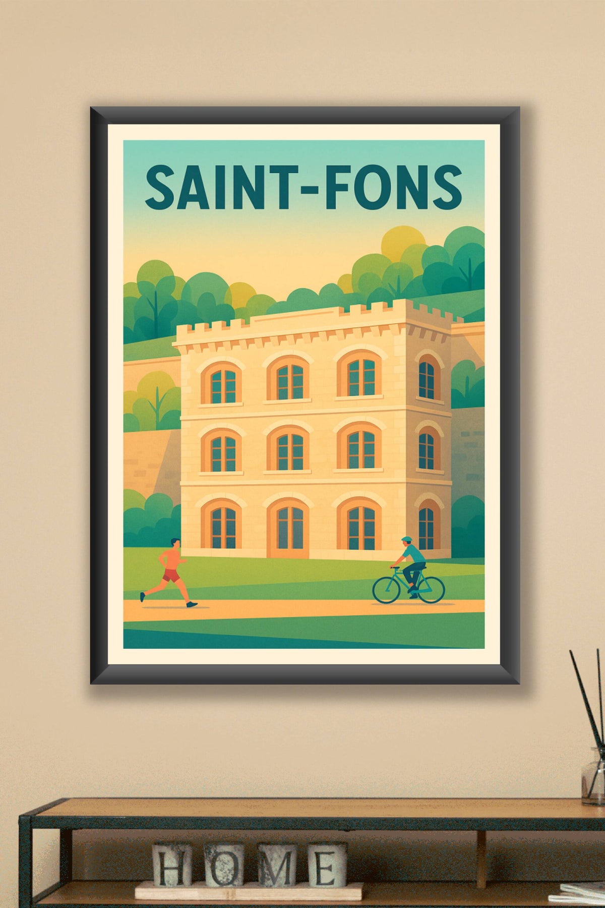 Affiche de Saint-Fons - Charme et nature à la porte de la ville