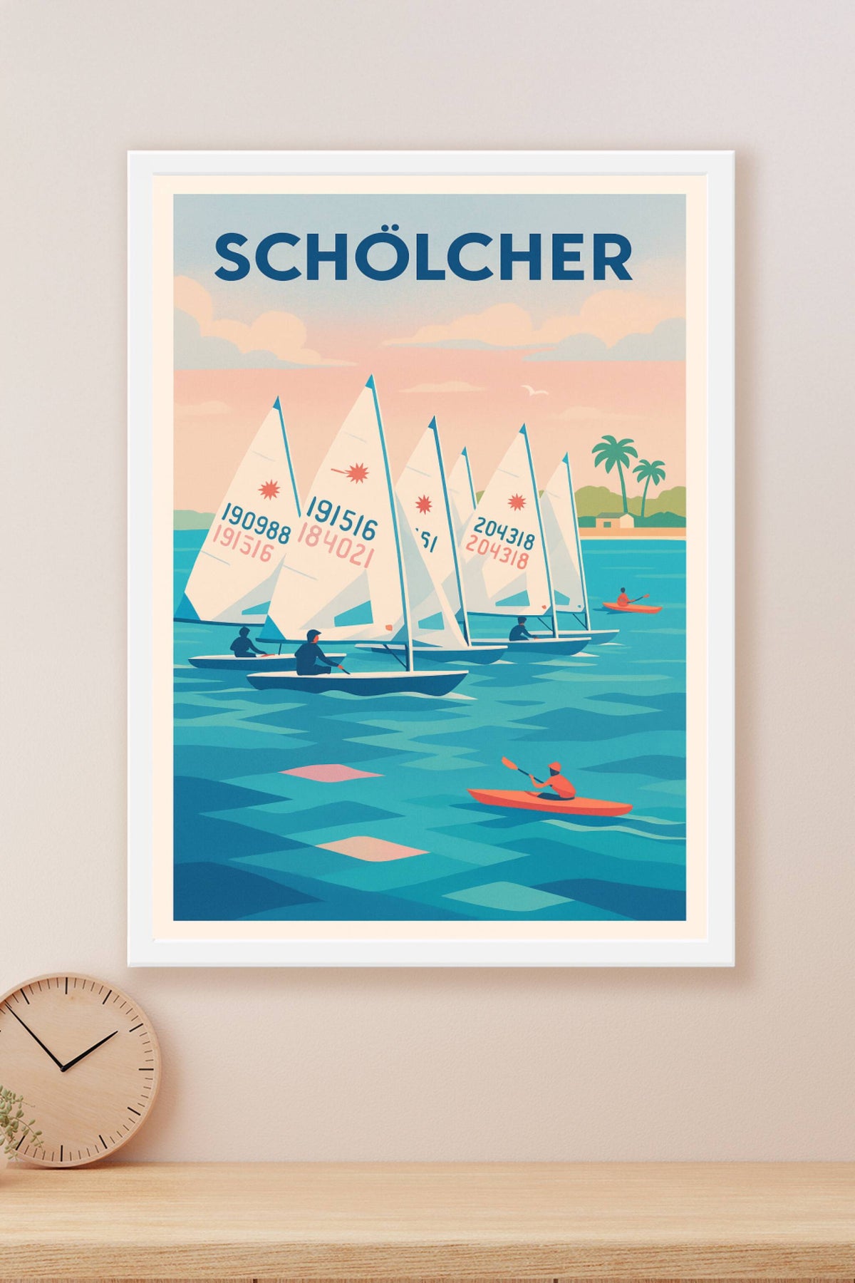 Affiche de Schölcher - Évasion nautique au fil de l'eau