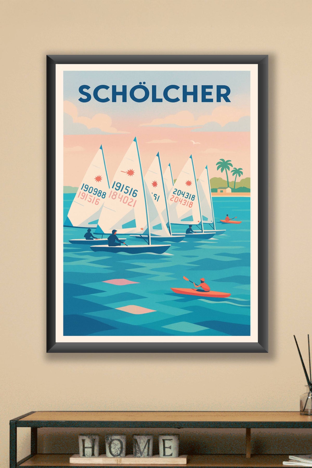 Affiche de Schölcher - Évasion nautique au fil de l'eau
