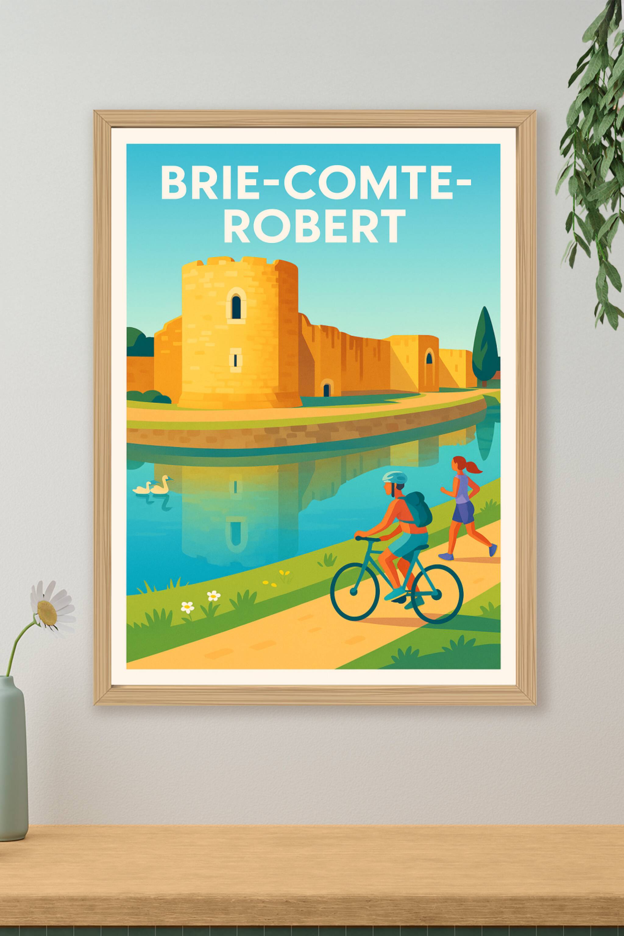 Affiche de Brie-Comte-Robert - Escapade au fil de l'eau