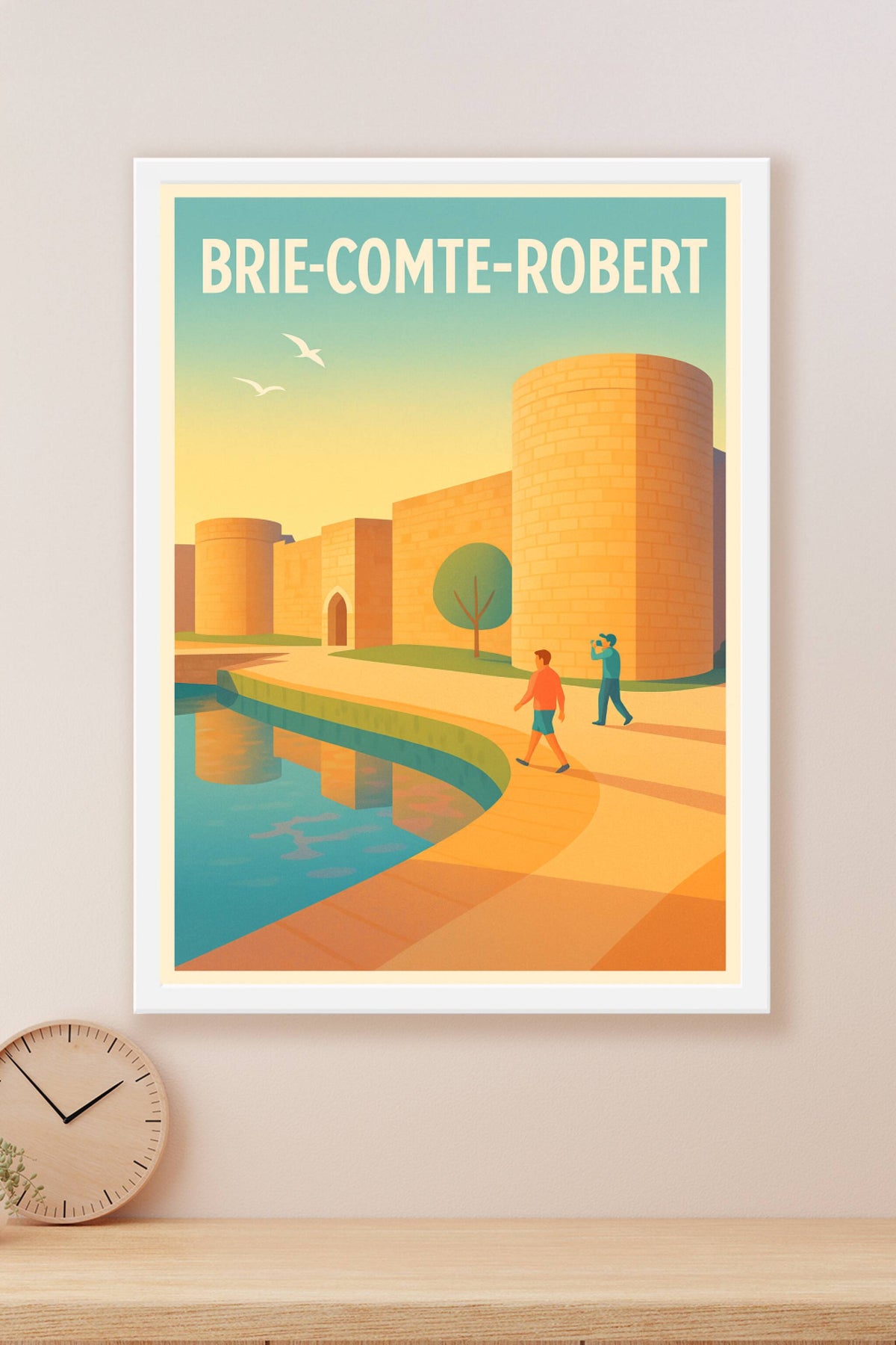 Affiche de Brie-Comte-Robert - Charme et sérénité au bord de l'eau