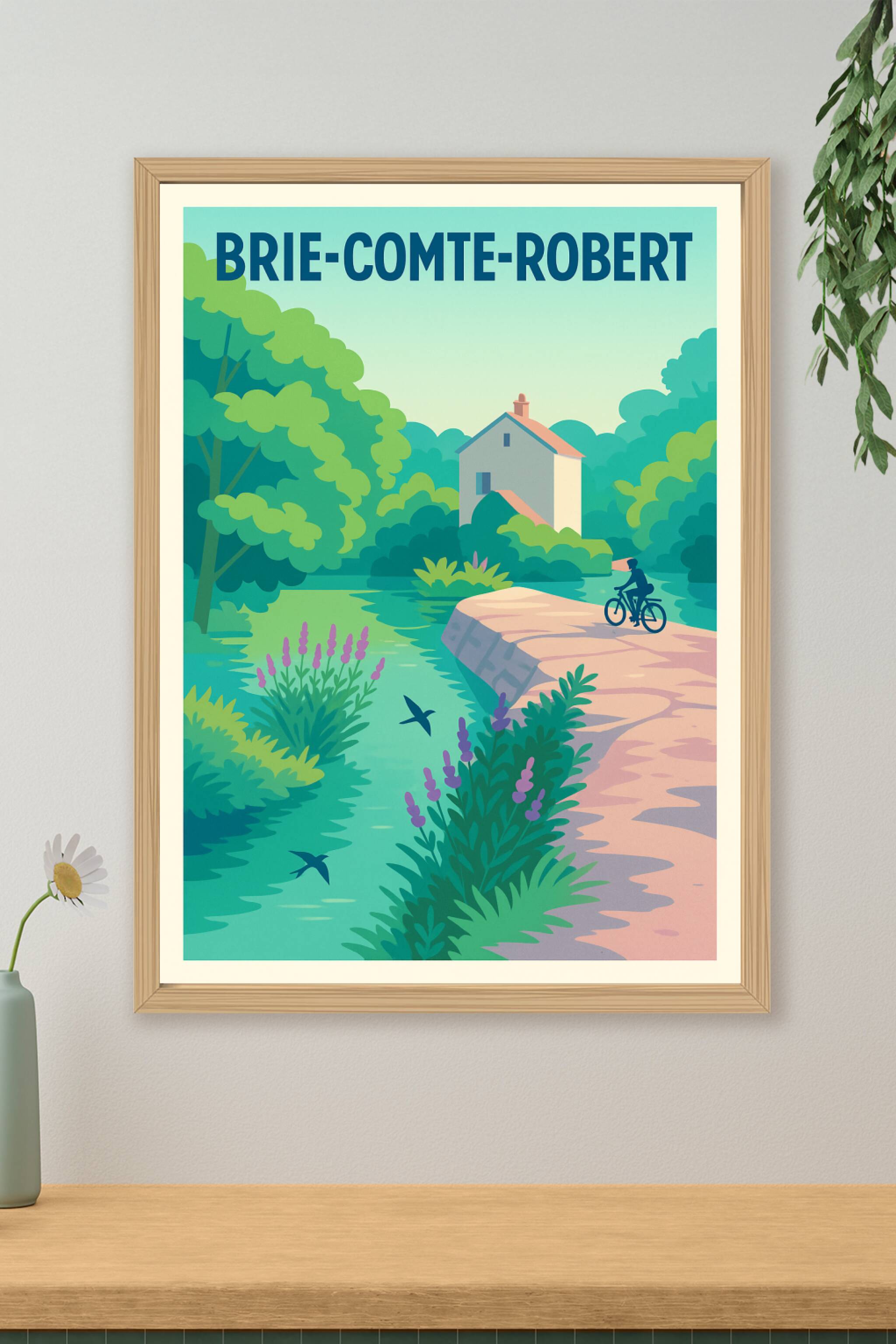 Affiche de Brie-Comte-Robert - Évasion nature au bord de l'eau