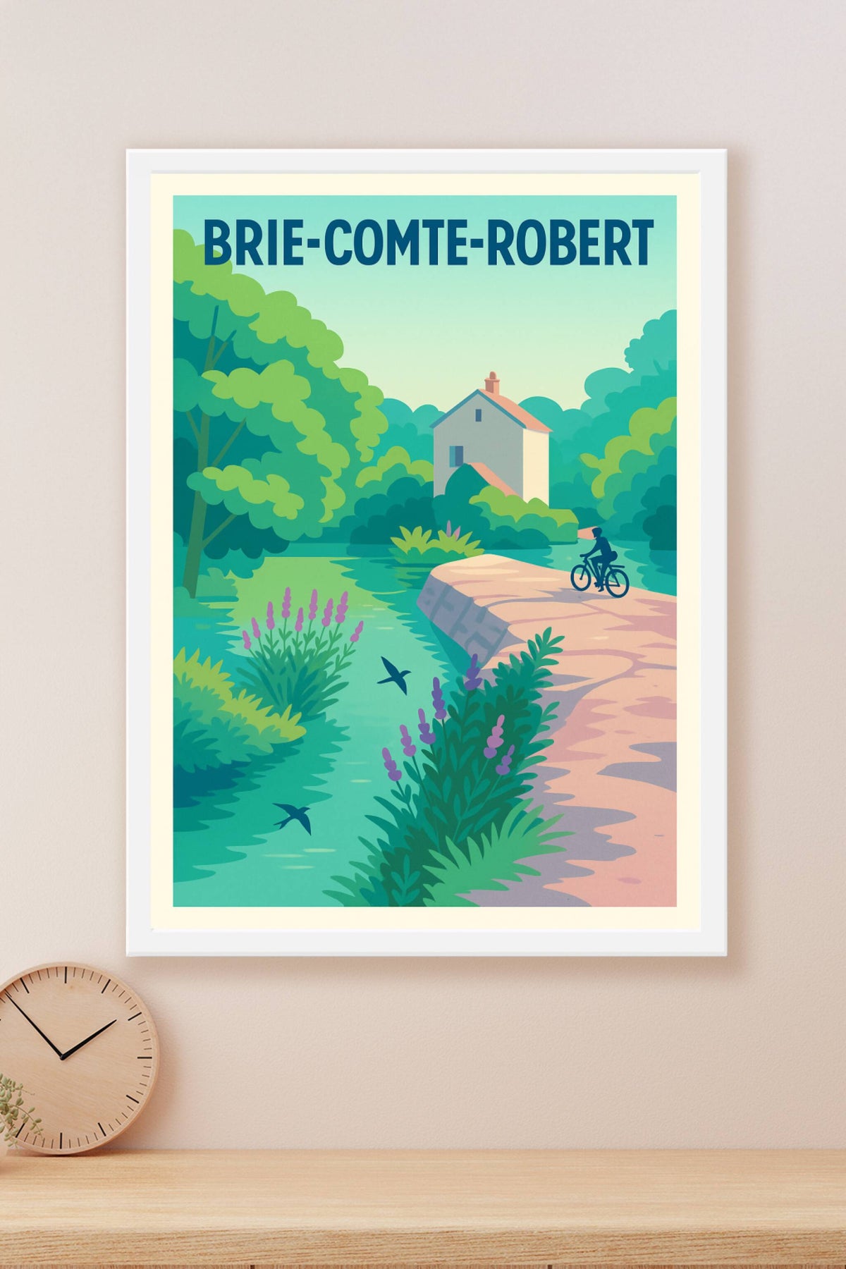 Affiche de Brie-Comte-Robert - Évasion nature au bord de l'eau