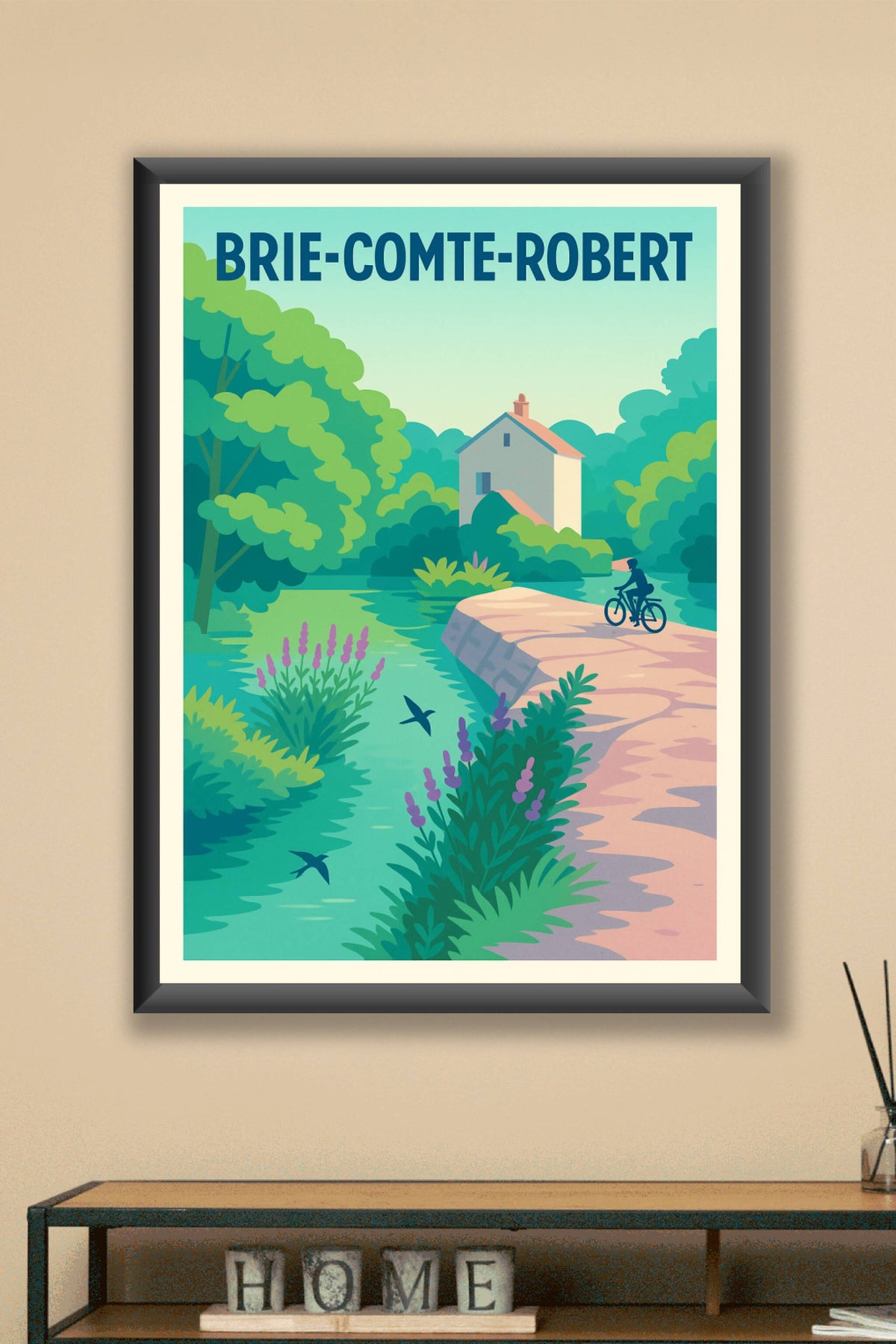 Affiche de Brie-Comte-Robert - Évasion nature au bord de l'eau