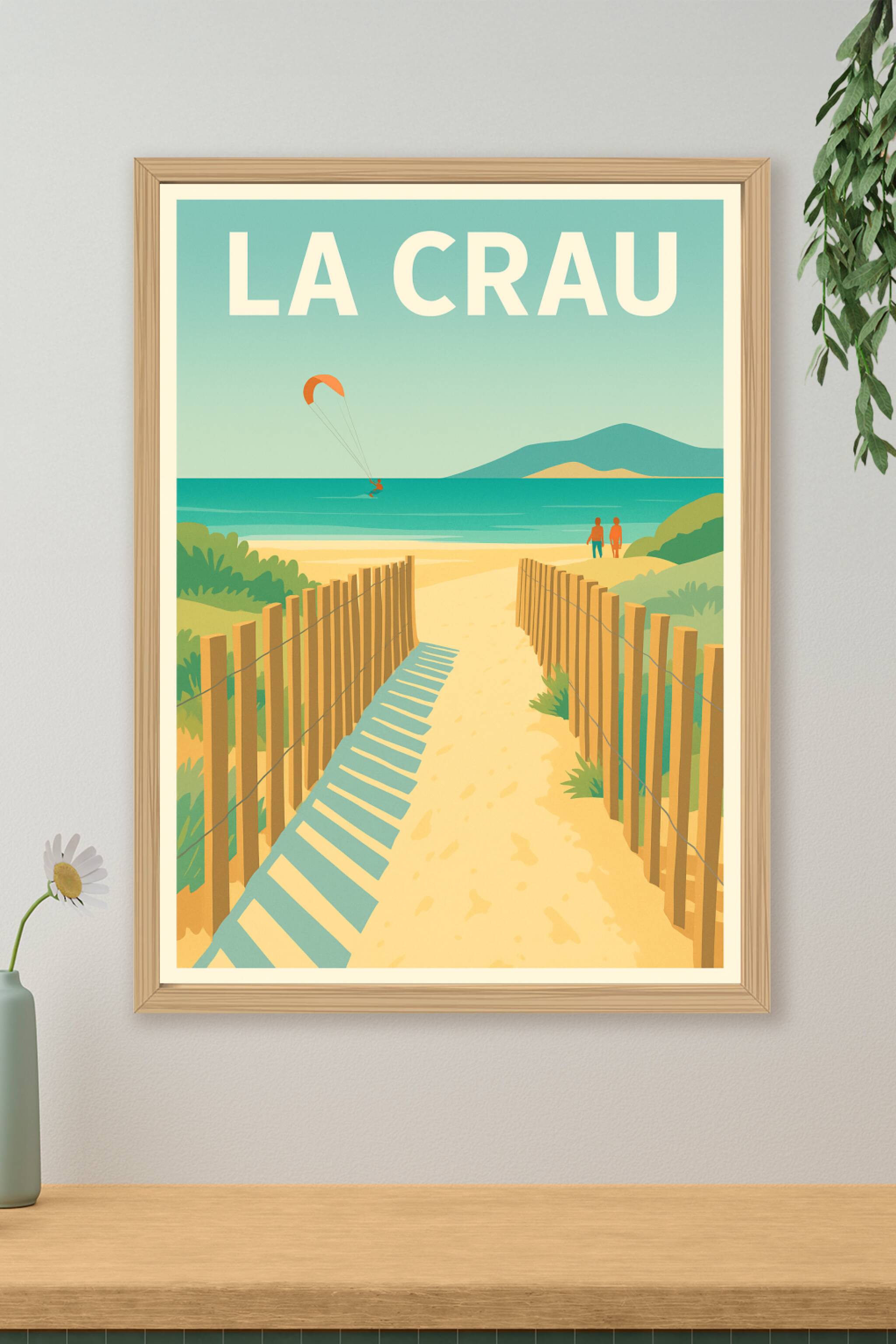 Affiche de La Crau - Évasion au bord de la mer