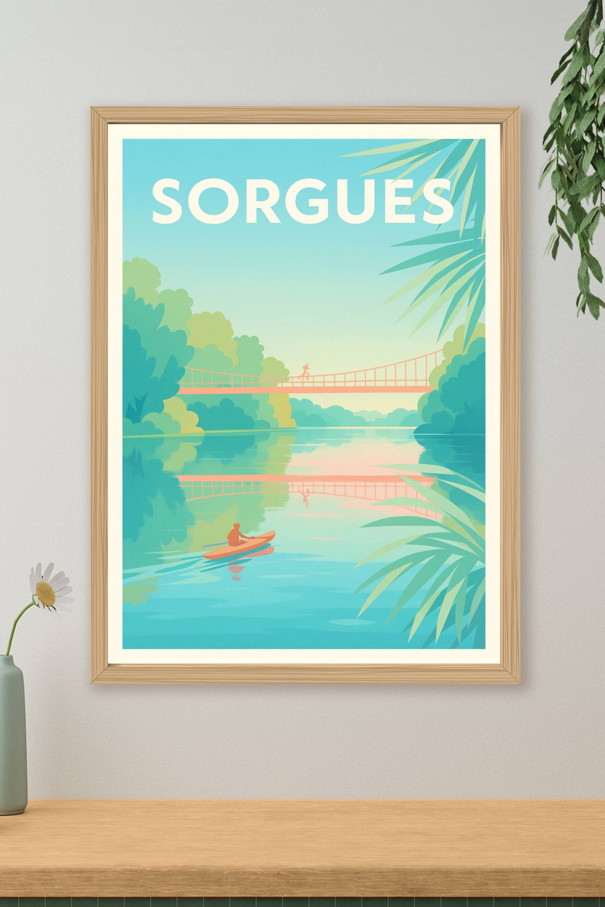 Affiche de Sorgues - Évasion au fil de l'eau