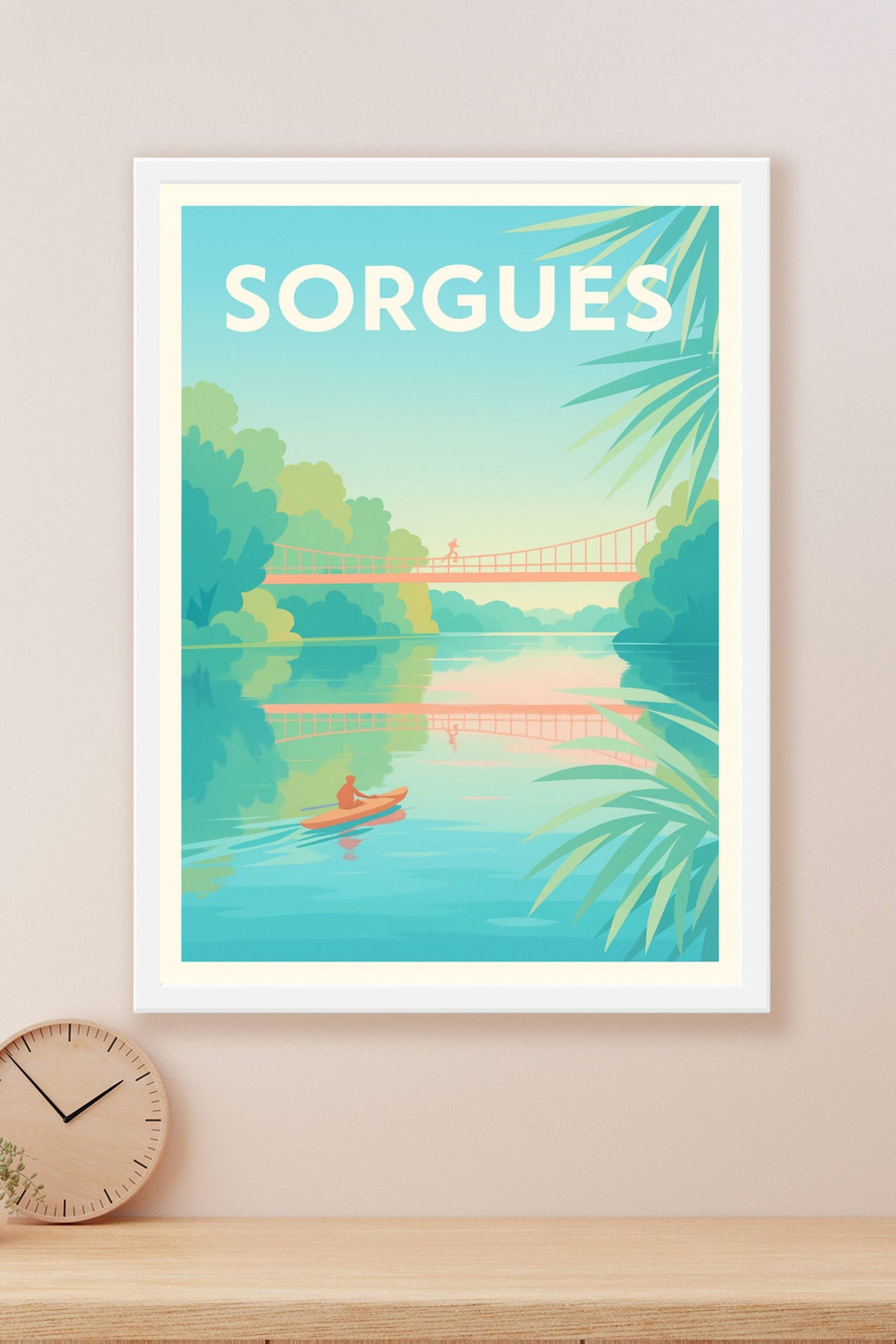 Affiche de Sorgues - Évasion au fil de l'eau