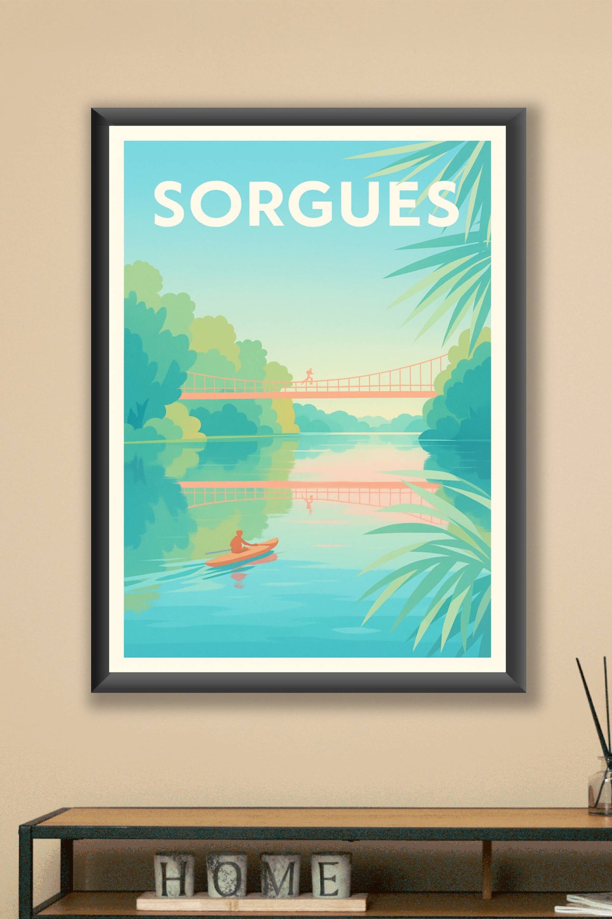 Affiche de Sorgues - Évasion au fil de l'eau