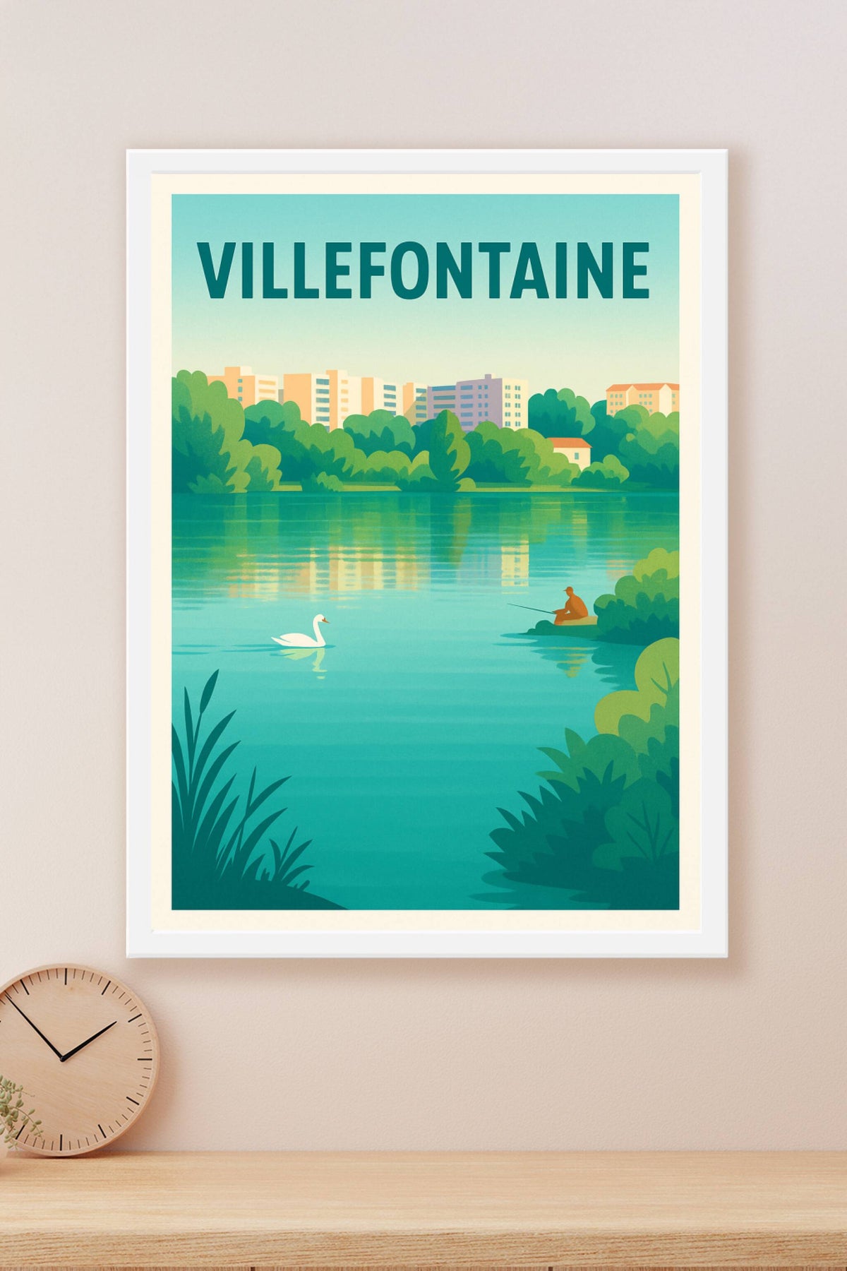 Affiche de Villefontaine - Sérénité au bord de l'eau