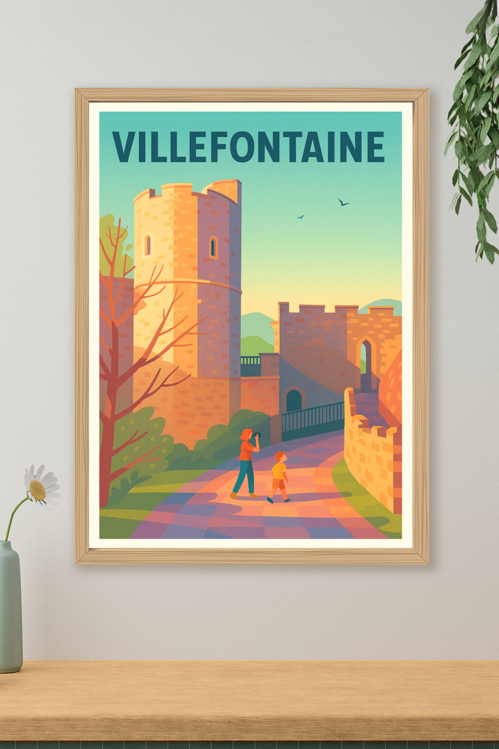 Affiche de Villefontaine - Promenade au cœur de l'histoire