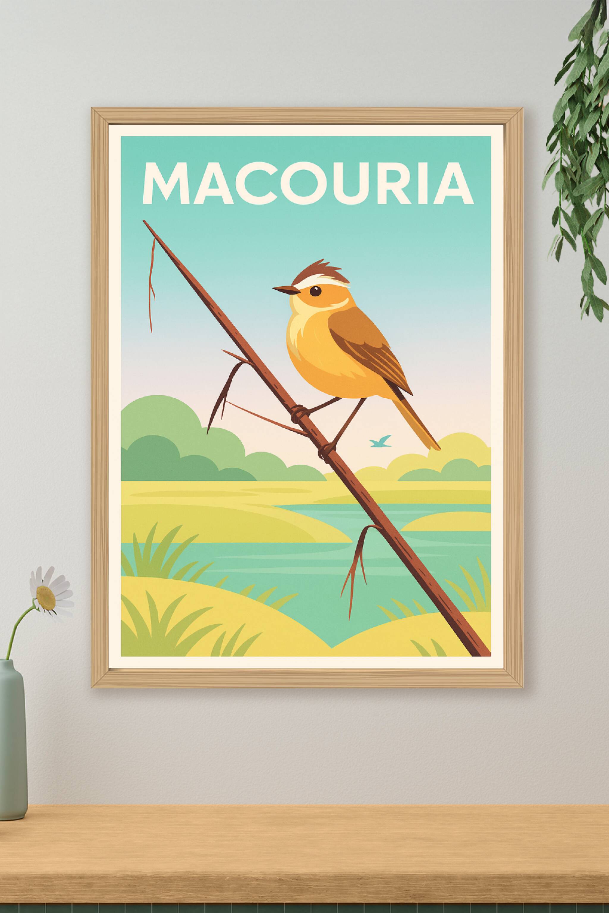 Affiche de Macouria - Tranquillité et nature en Guyane
