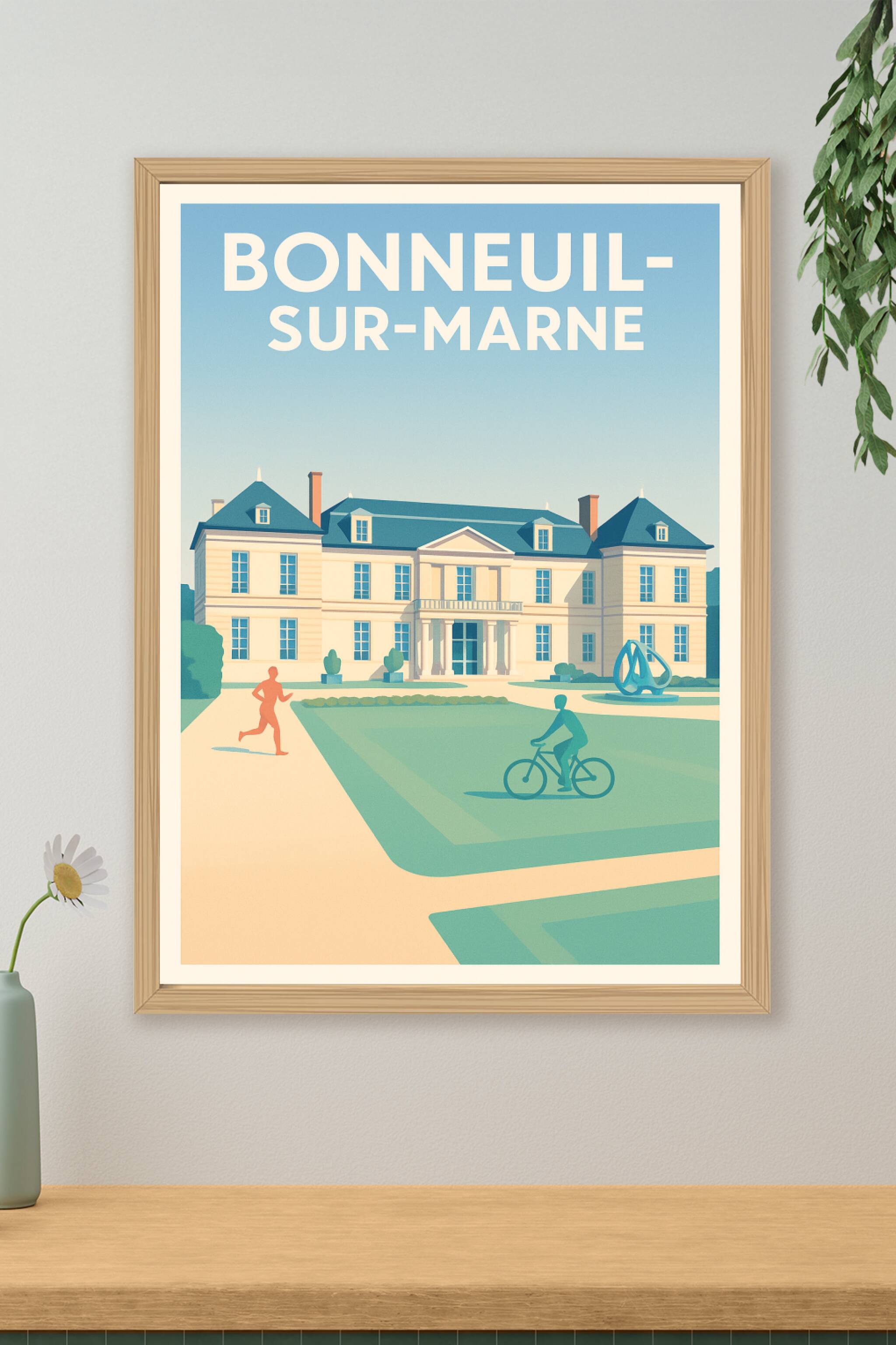Affiche de Bonneuil-sur-Marne - L’élégance au cœur de la ville