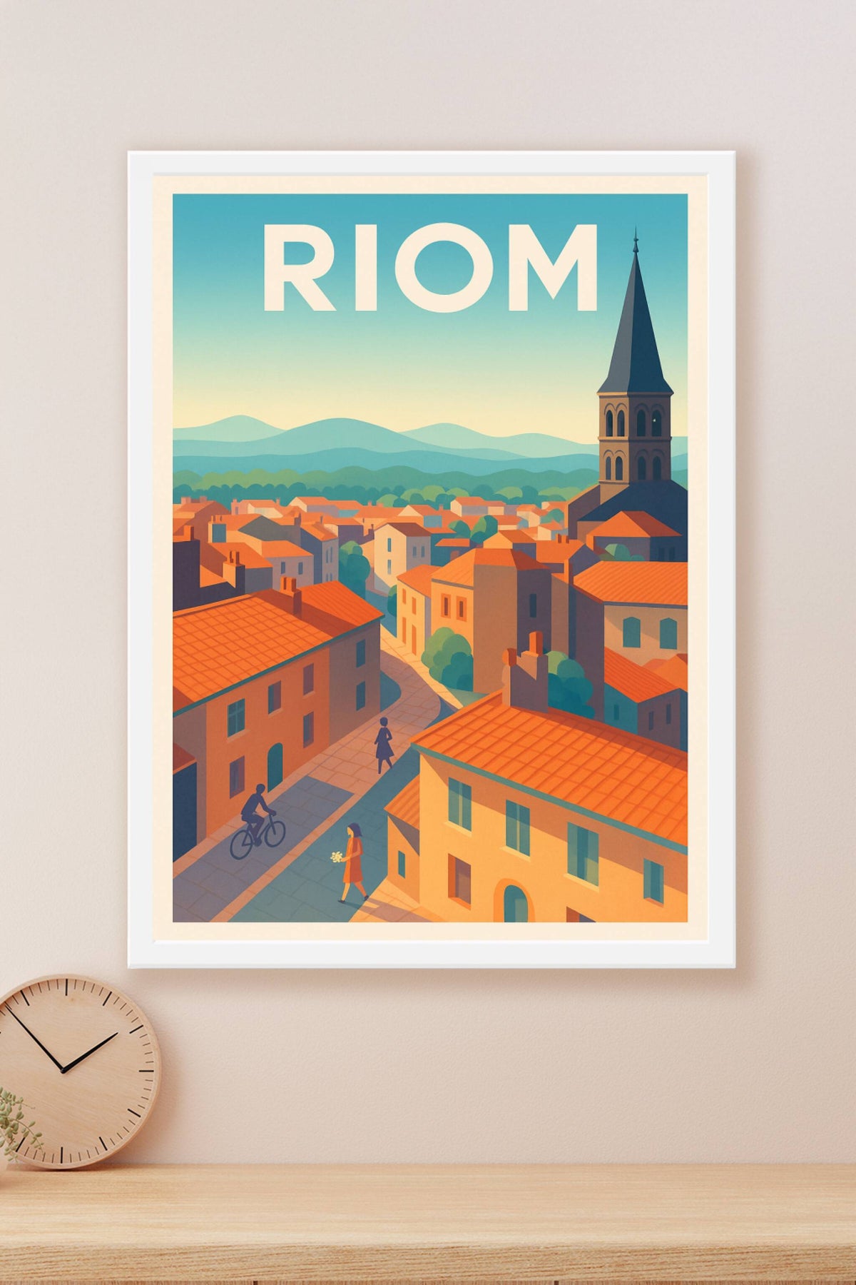 Affiche de Riom - Douceur et charme au cœur de la ville