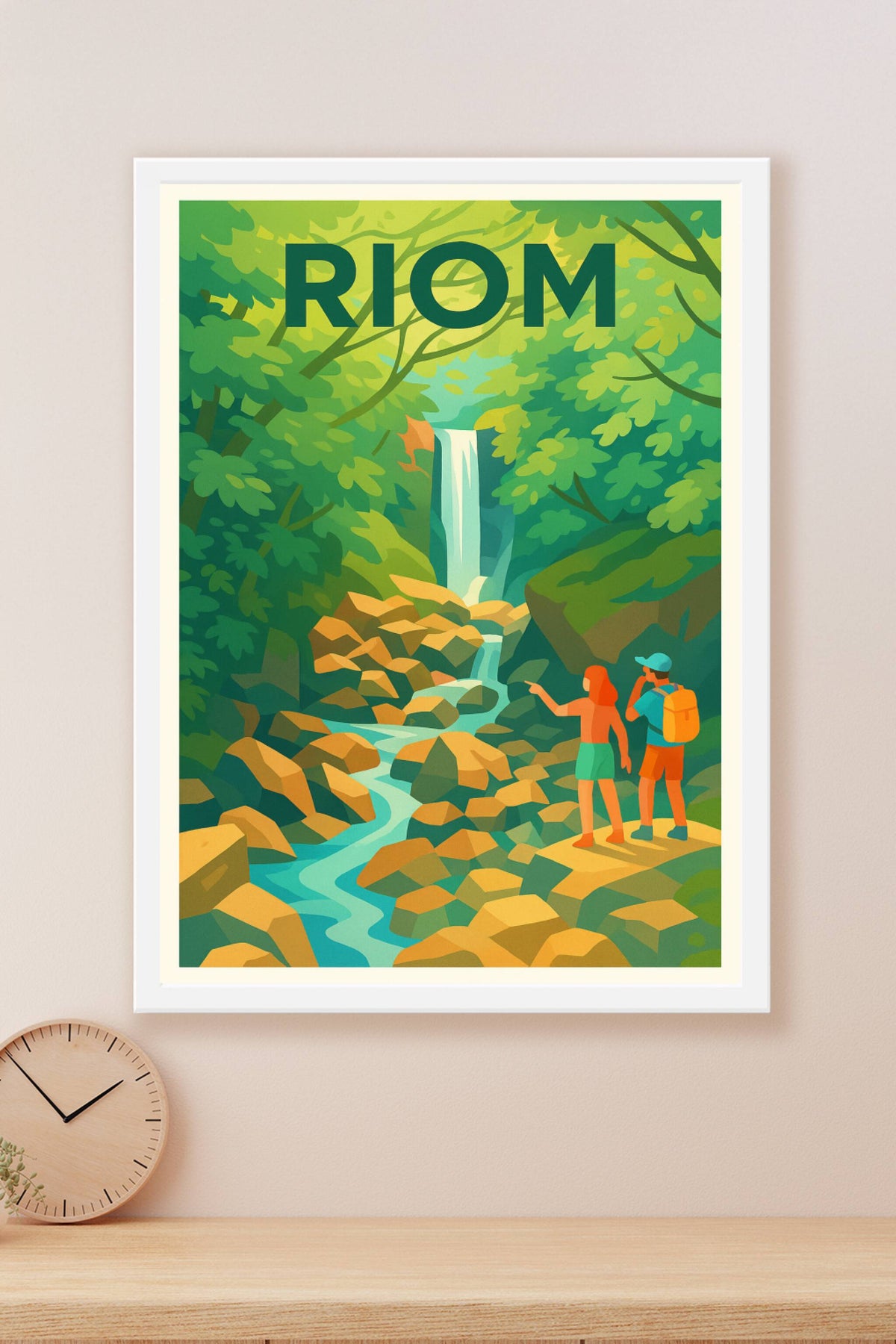 Affiche de Riom - Évasion Nature et Cascade Enchantée