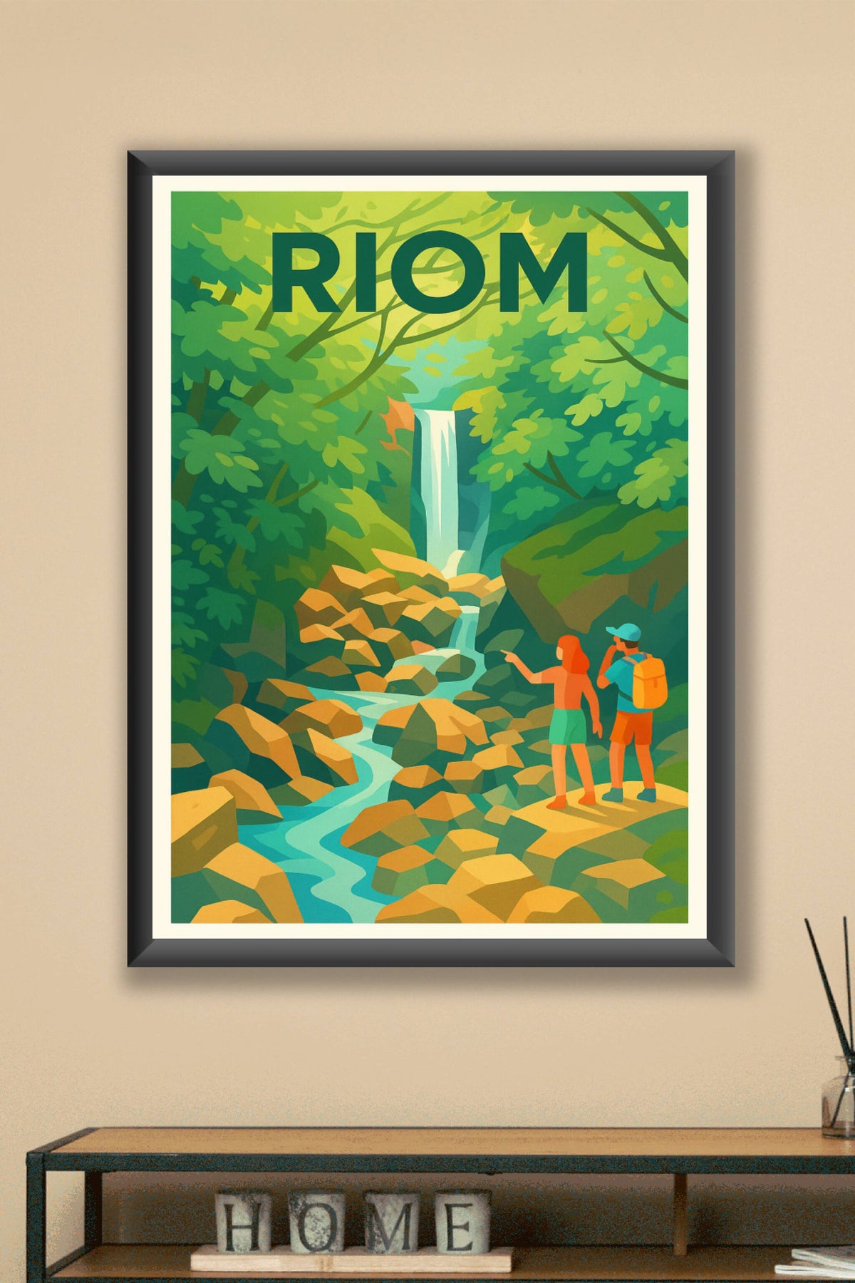 Affiche de Riom - Évasion Nature et Cascade Enchantée