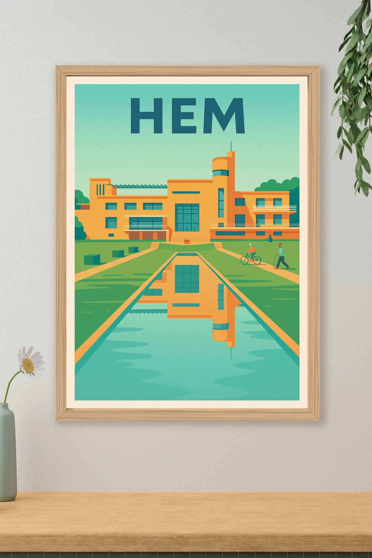 Affiche de Hem - L'architecture emblématique revisitée