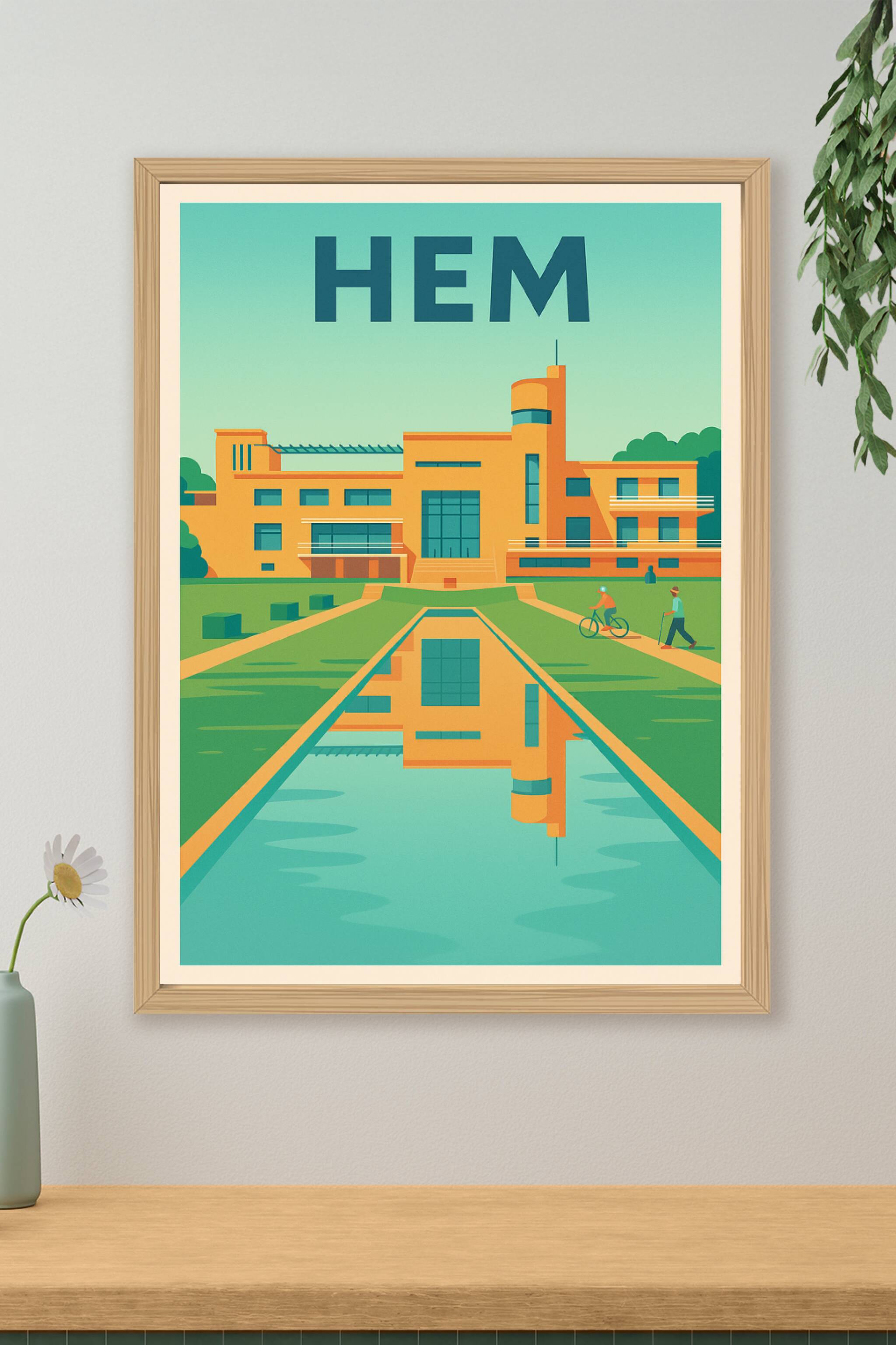 Affiche de Hem - L'architecture emblématique revisitée