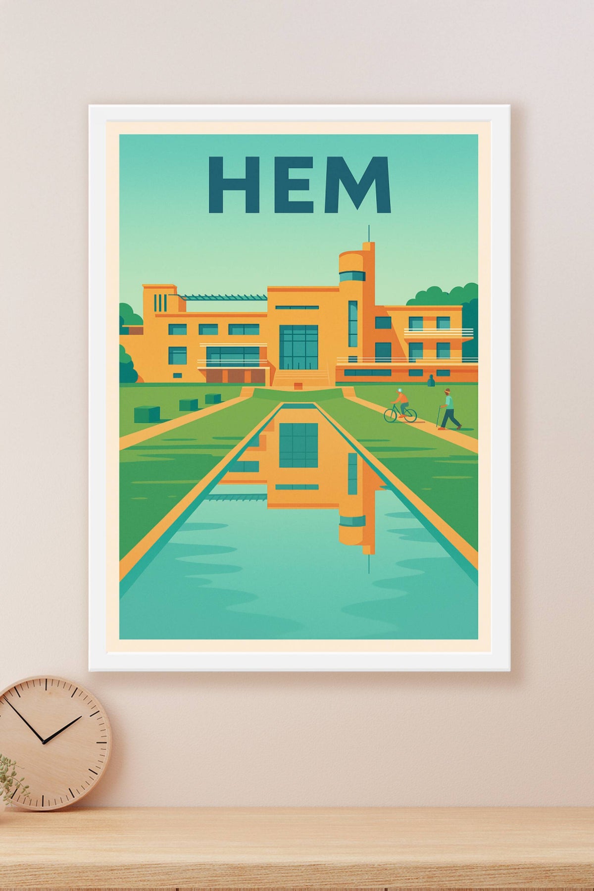 Affiche de Hem - L'architecture emblématique revisitée