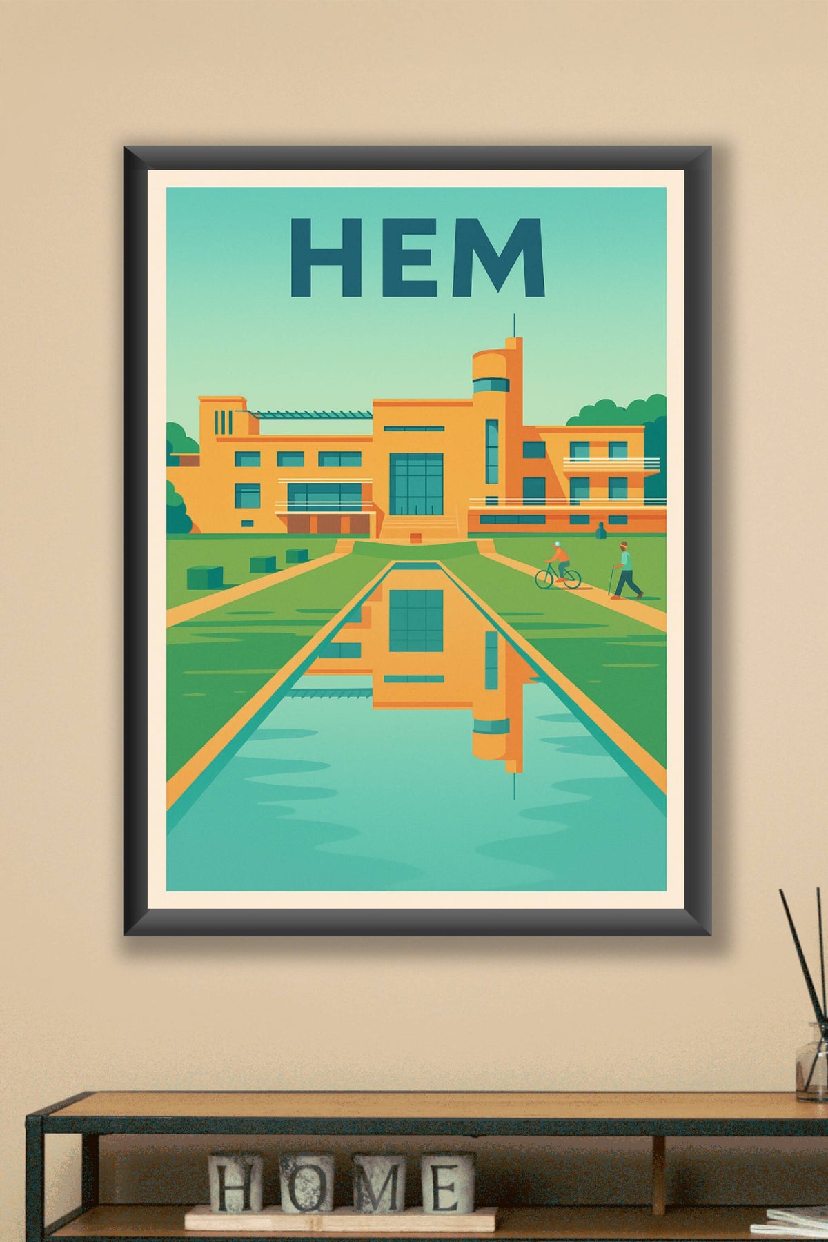 Affiche de Hem - L'architecture emblématique revisitée