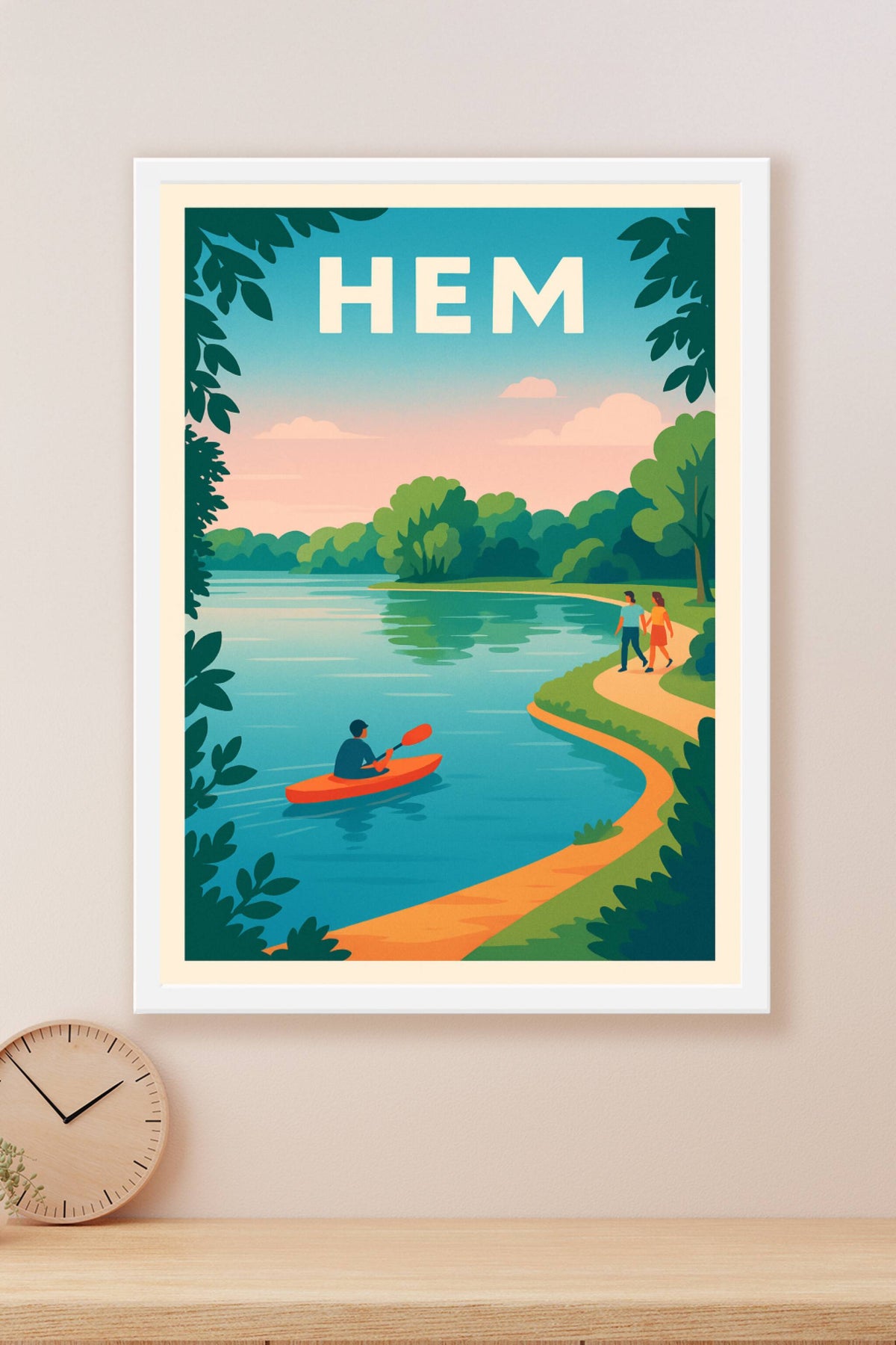 Affiche de Hem - Sérénité au fil de l'eau