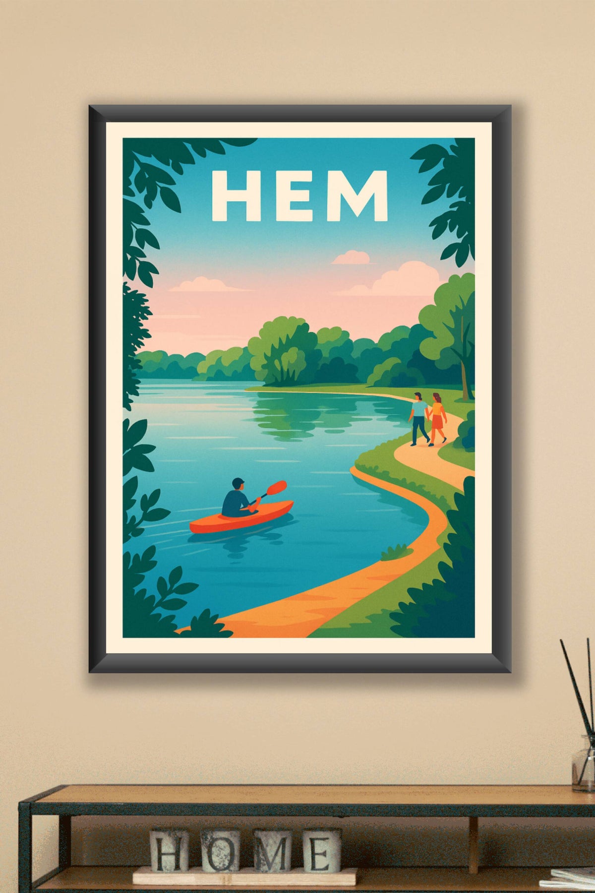 Affiche de Hem - Sérénité au fil de l'eau