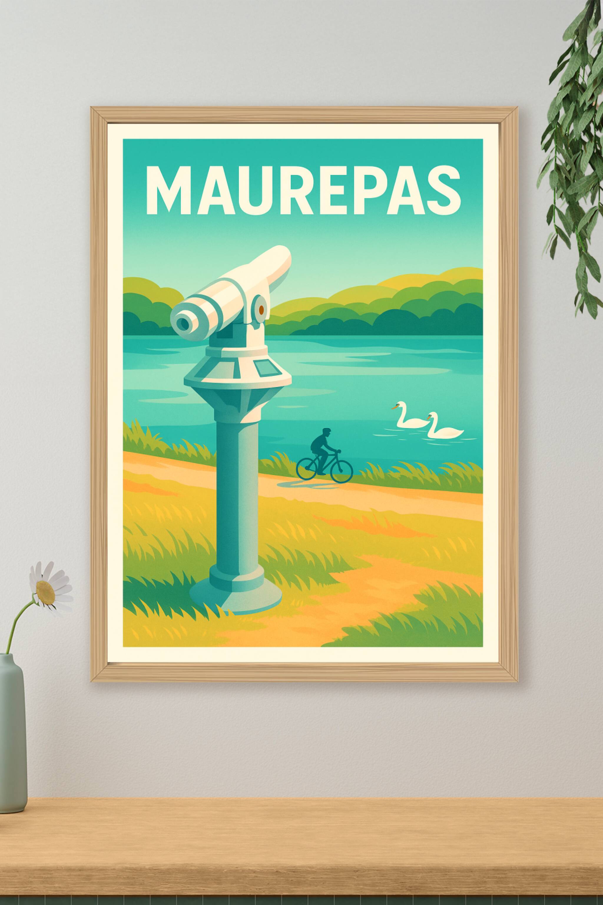Affiche de Maurepas - Découvrez la sérénité au fil de l'eau