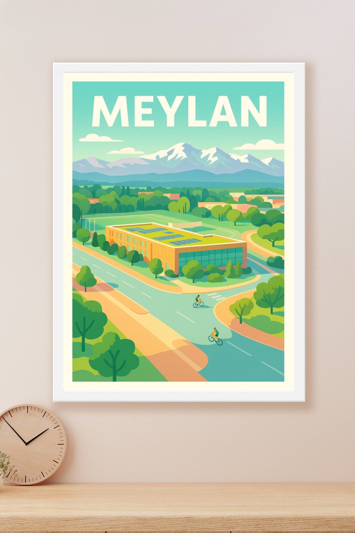 Affiche de Meylan - Évasion Nature et Modernité