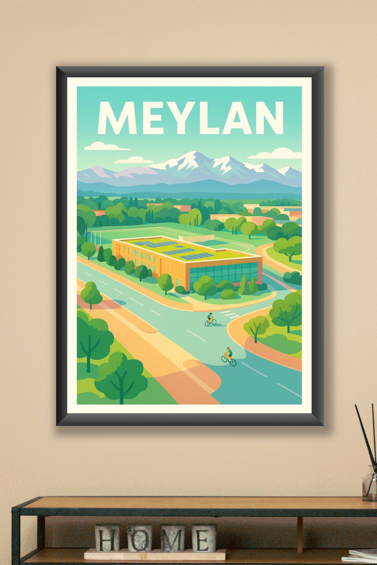 Affiche de Meylan - Évasion Nature et Modernité