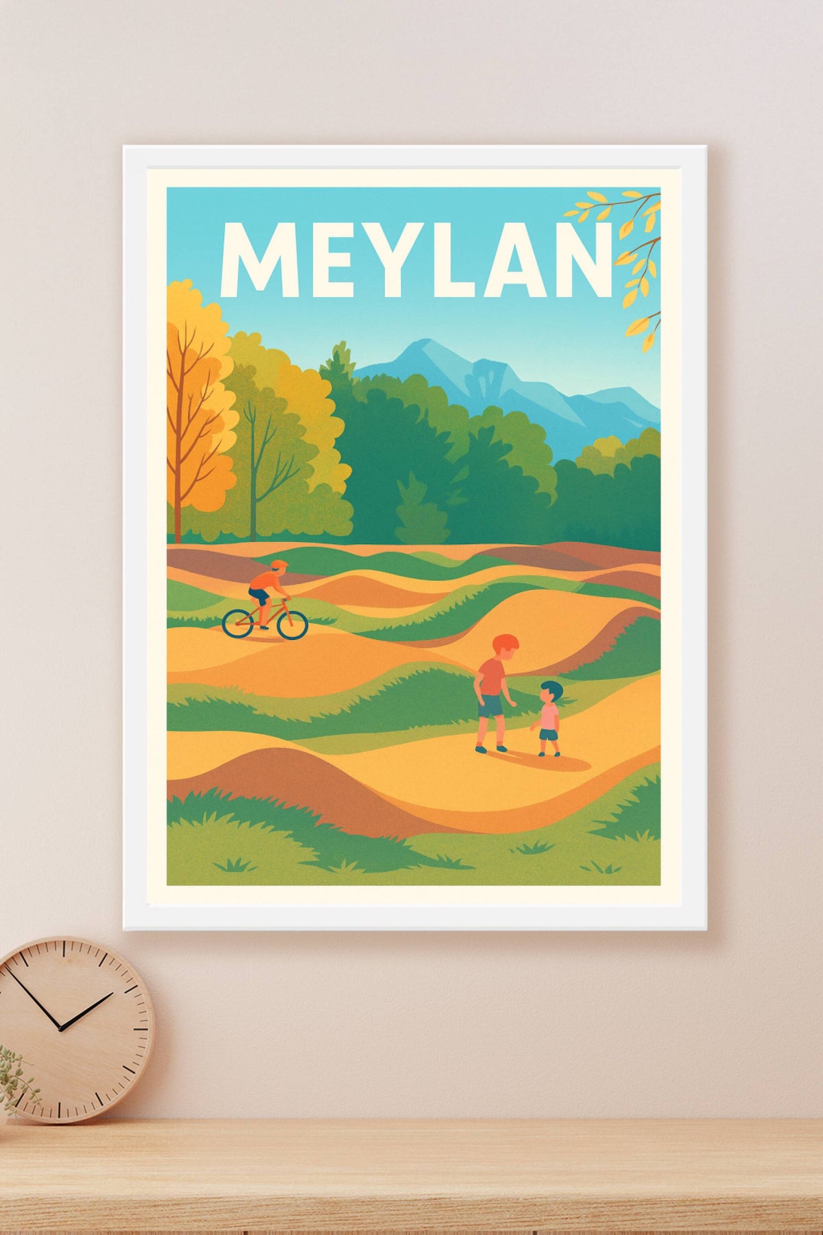 Affiche de Meylan - Évasion nature et loisirs en famille