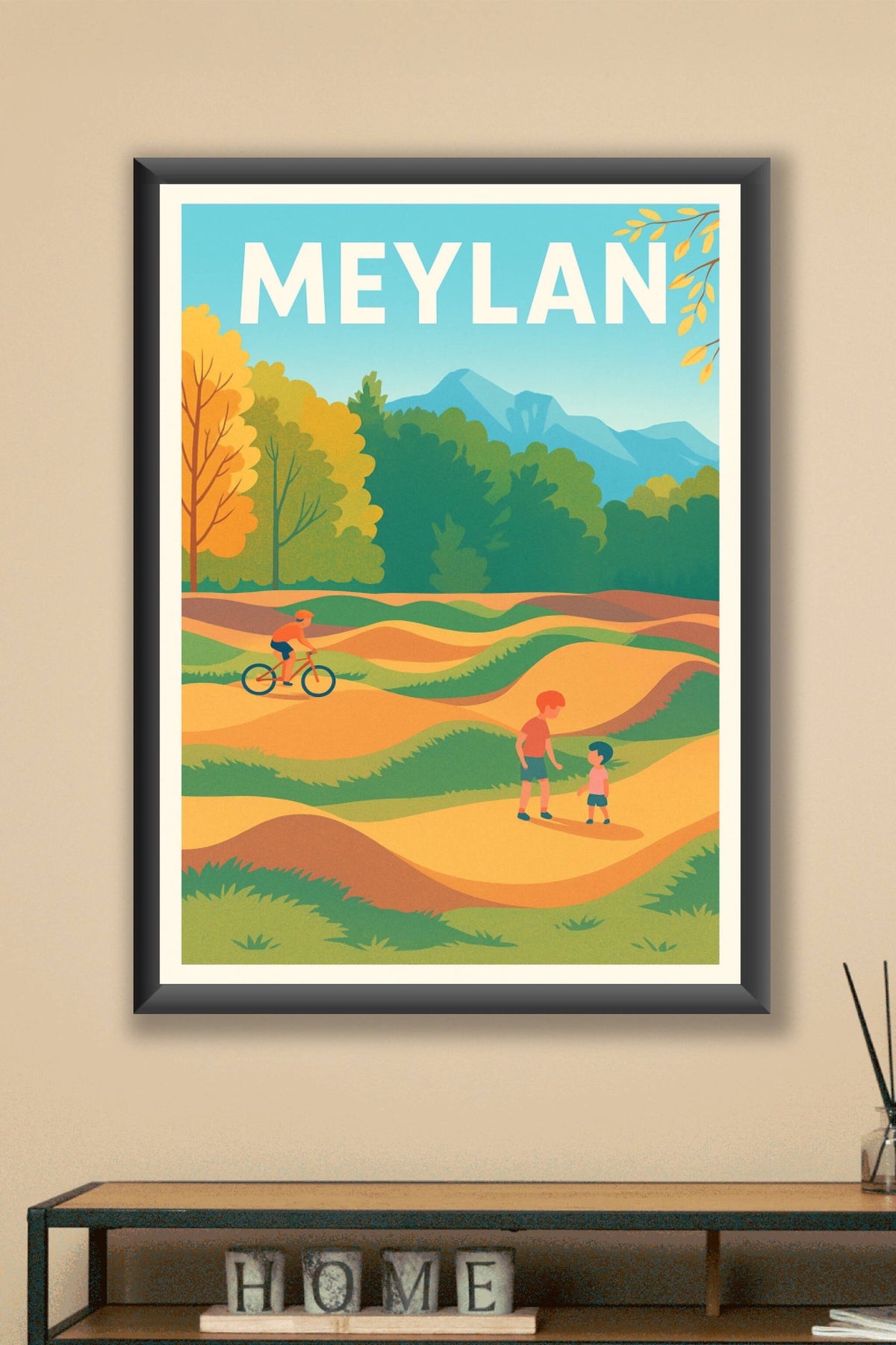 Affiche de Meylan - Évasion nature et loisirs en famille