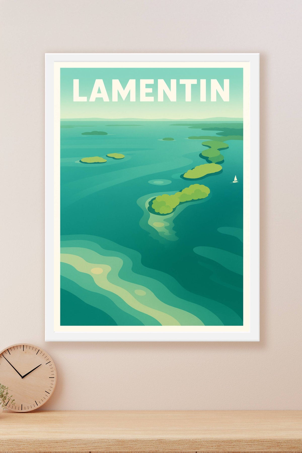 Affiche de Lamentin - Évasion tropicale et douceur marine
