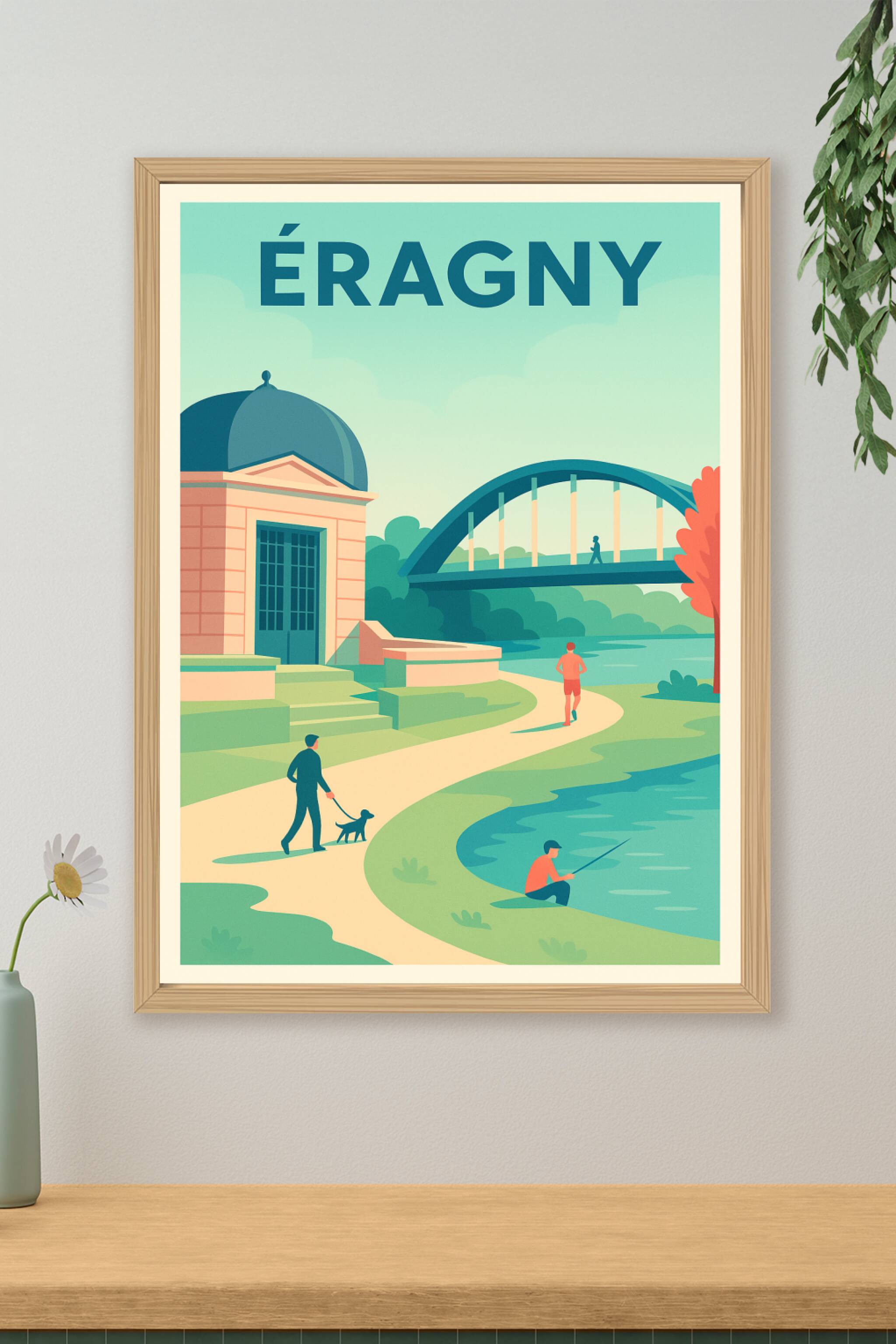 Affiche de Éragny - Harmonie et Sérénité au Bord de l'Eau