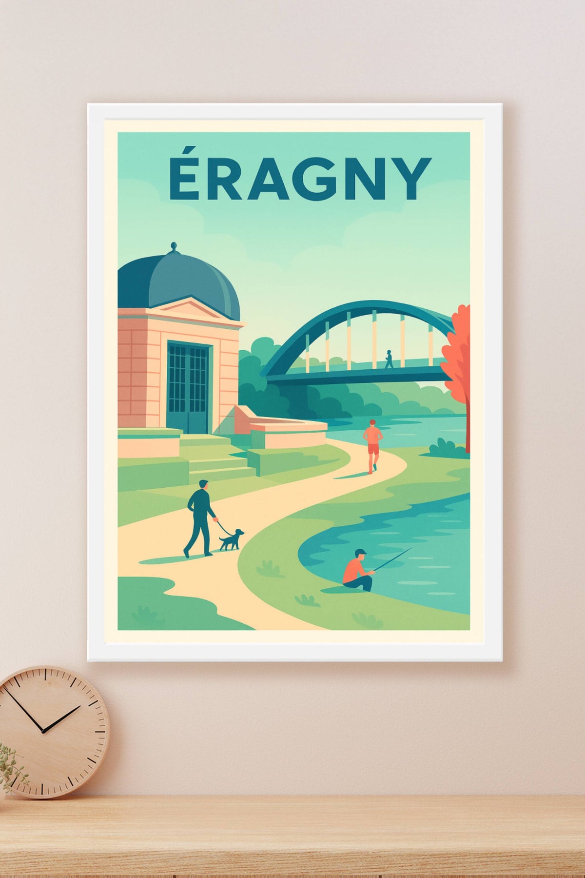 Affiche de Éragny - Harmonie et Sérénité au Bord de l'Eau