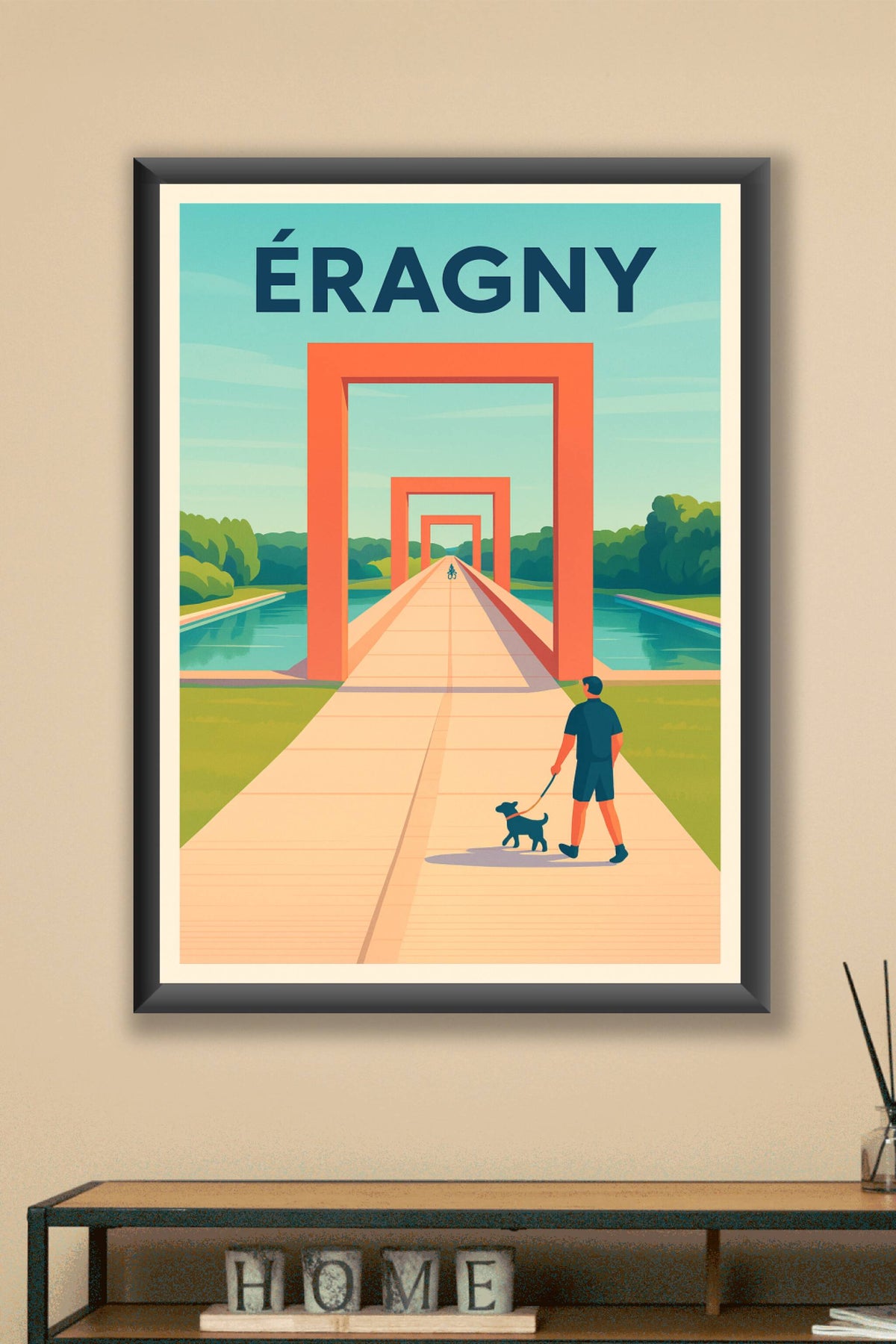 Affiche de Éragny - Promenade au Fil de l'Eau