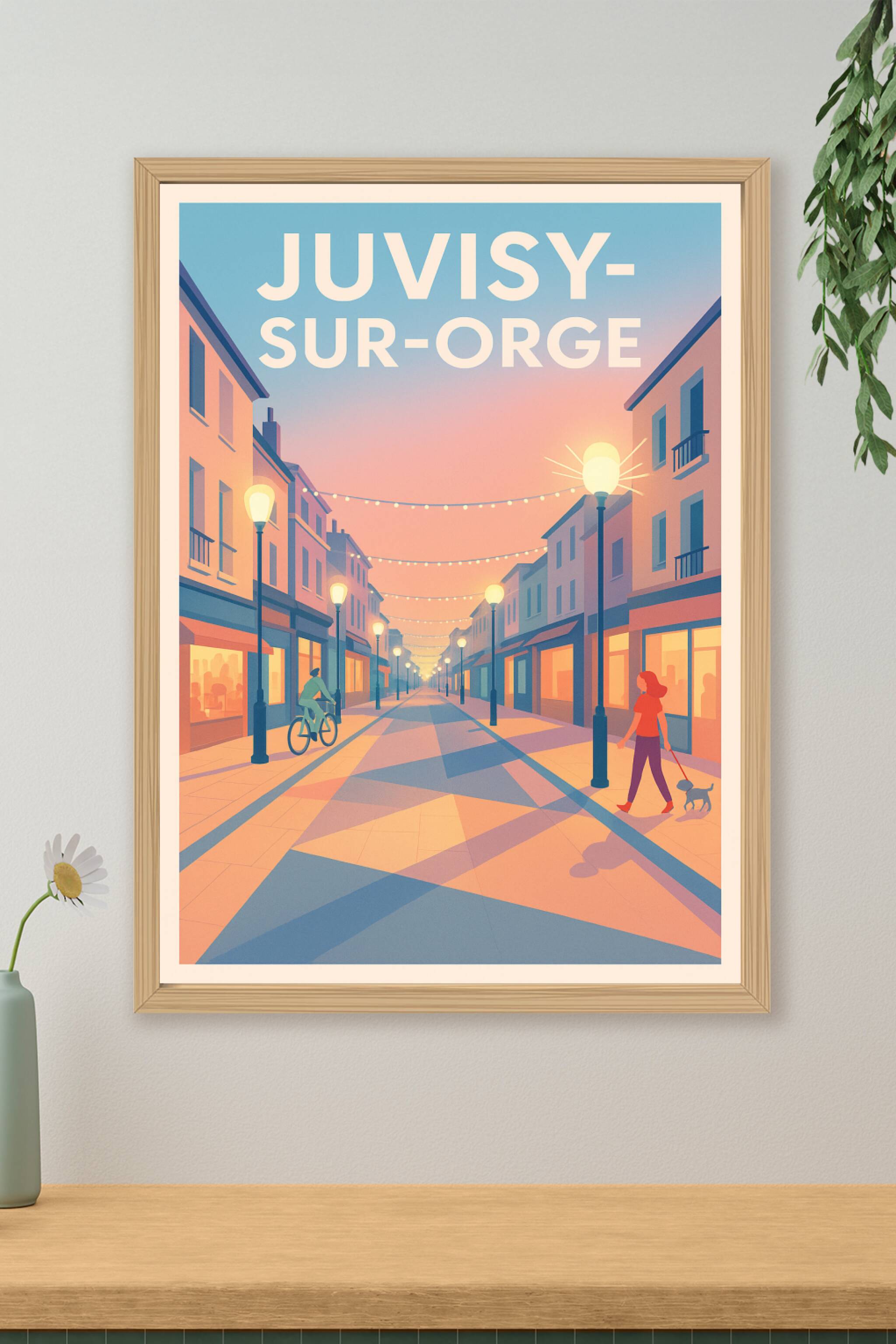 Affiche de Juvisy-sur-Orge - Balade au crépuscule en centre-ville