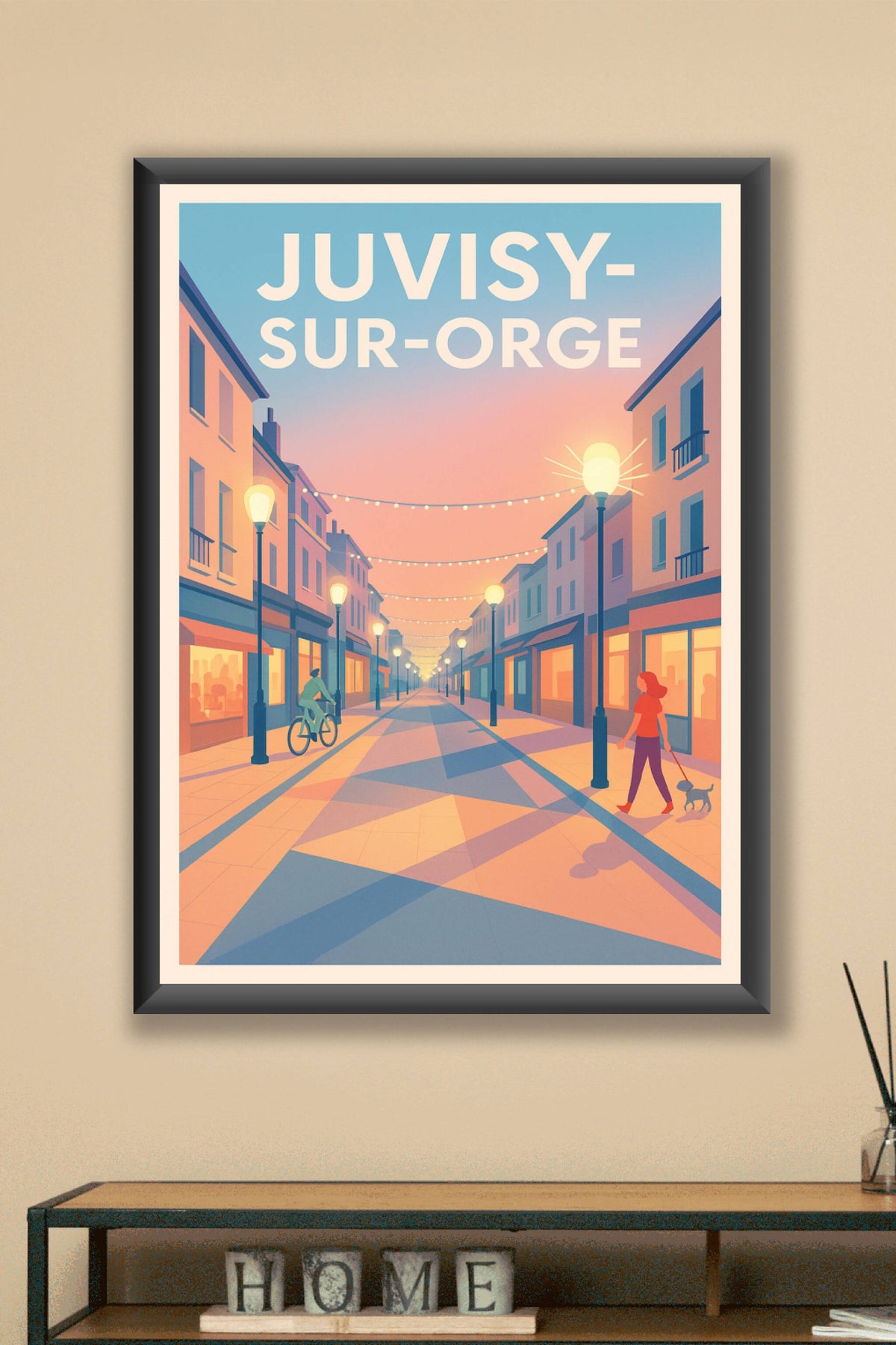 Affiche de Juvisy-sur-Orge - Balade au crépuscule en centre-ville
