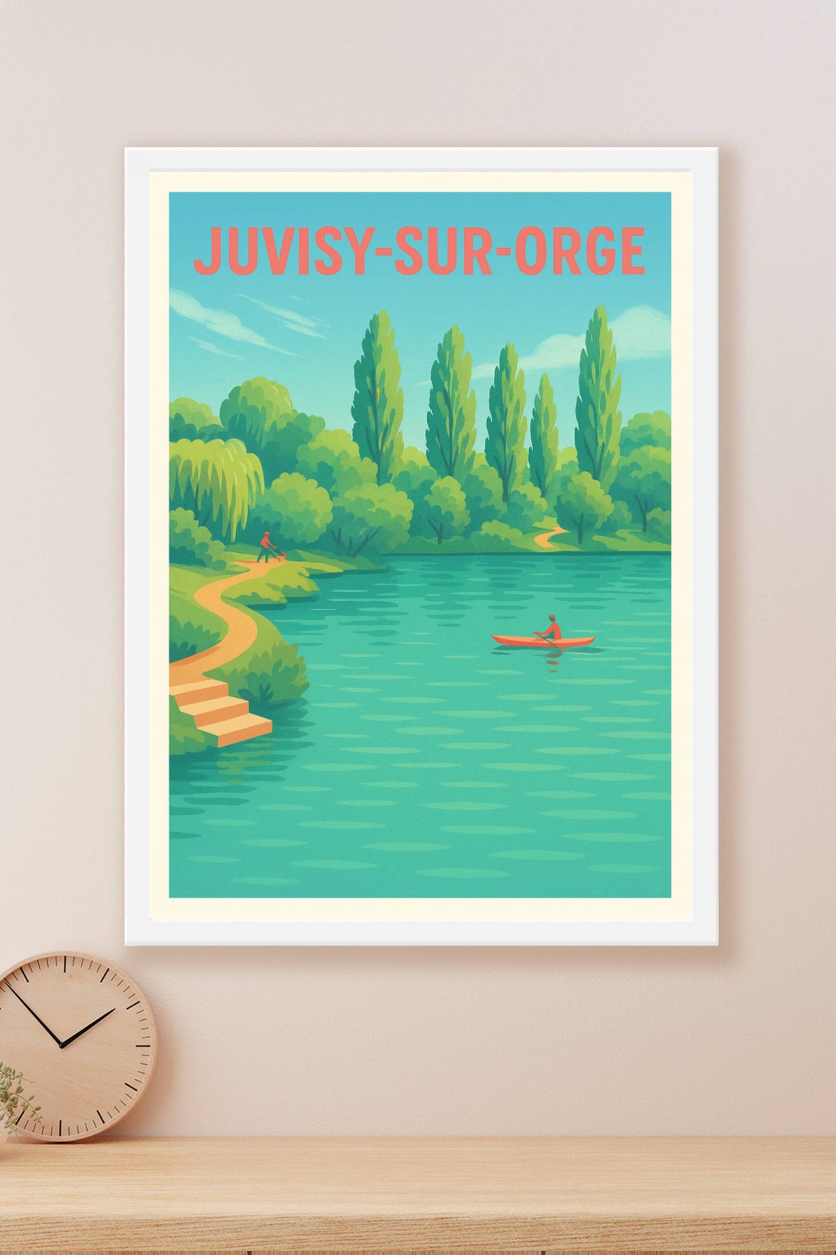 Affiche de Juvisy-sur-Orge - Évasion au bord de l'eau