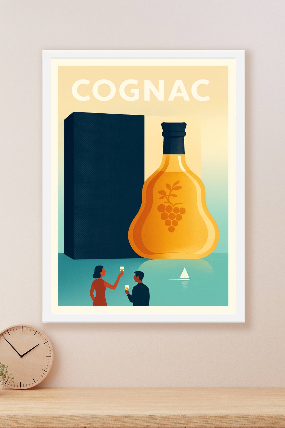 Affiche de Cognac - Élégance et raffinement en toute simplicité
