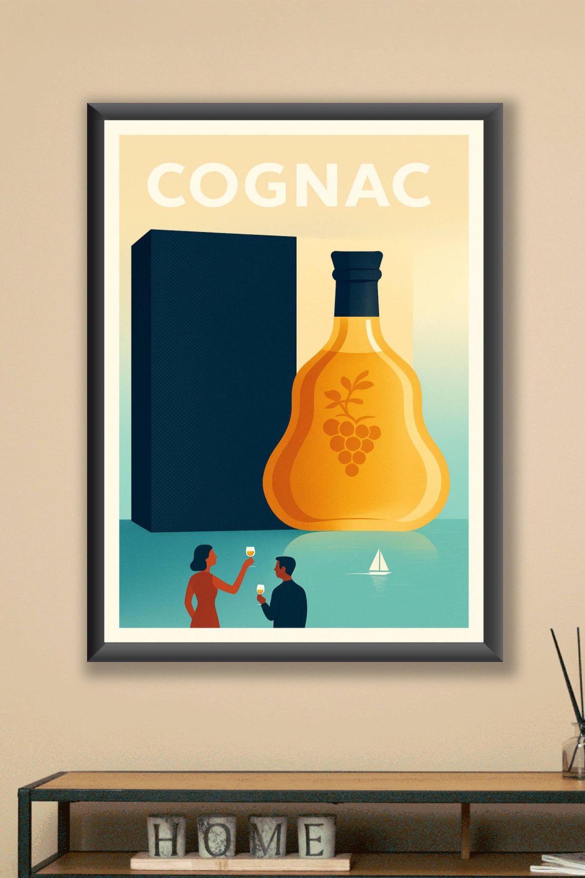 Affiche de Cognac - Élégance et raffinement en toute simplicité