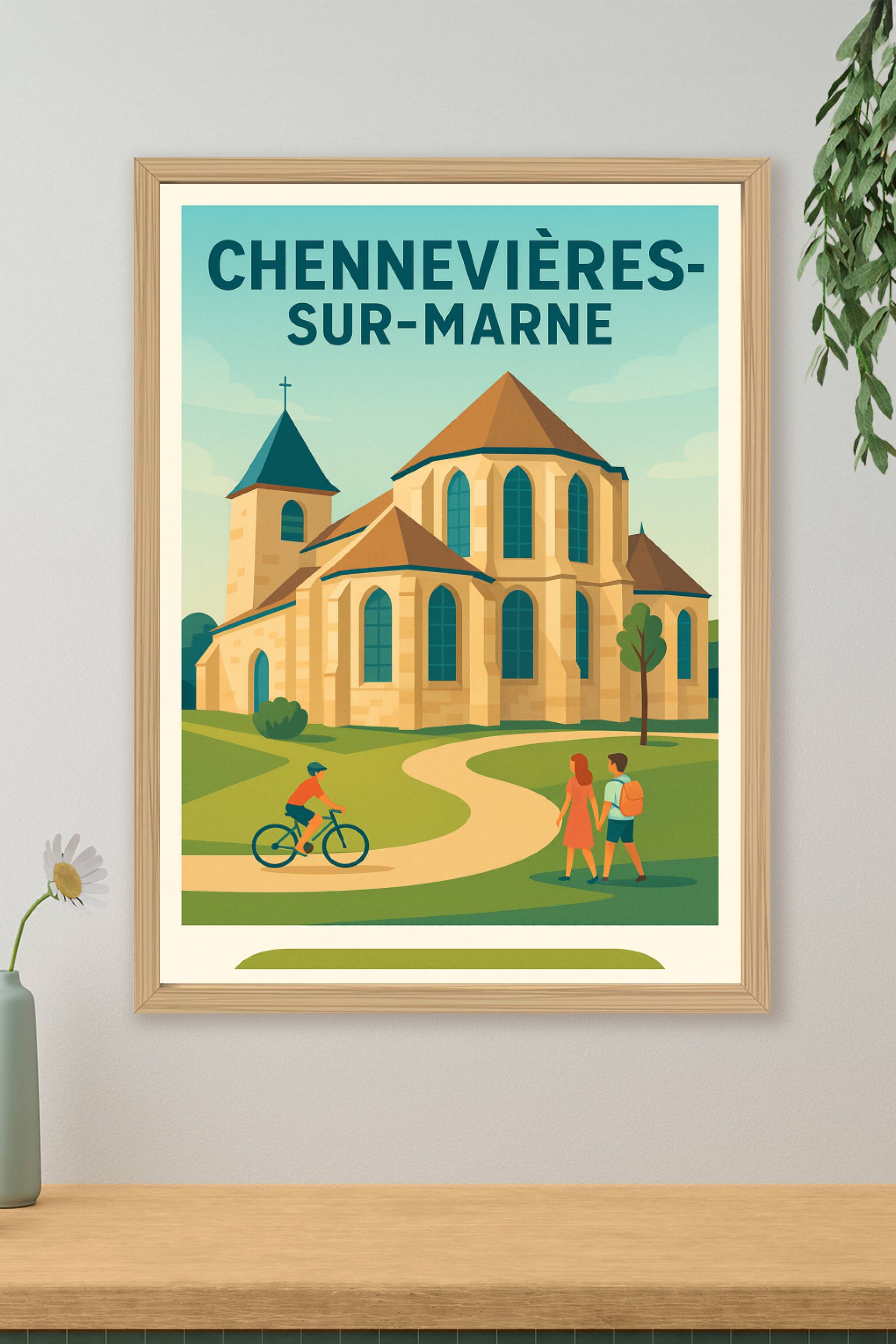 Affiche de Chennevières-sur-Marne - Charme et sérénité au cœur de la ville