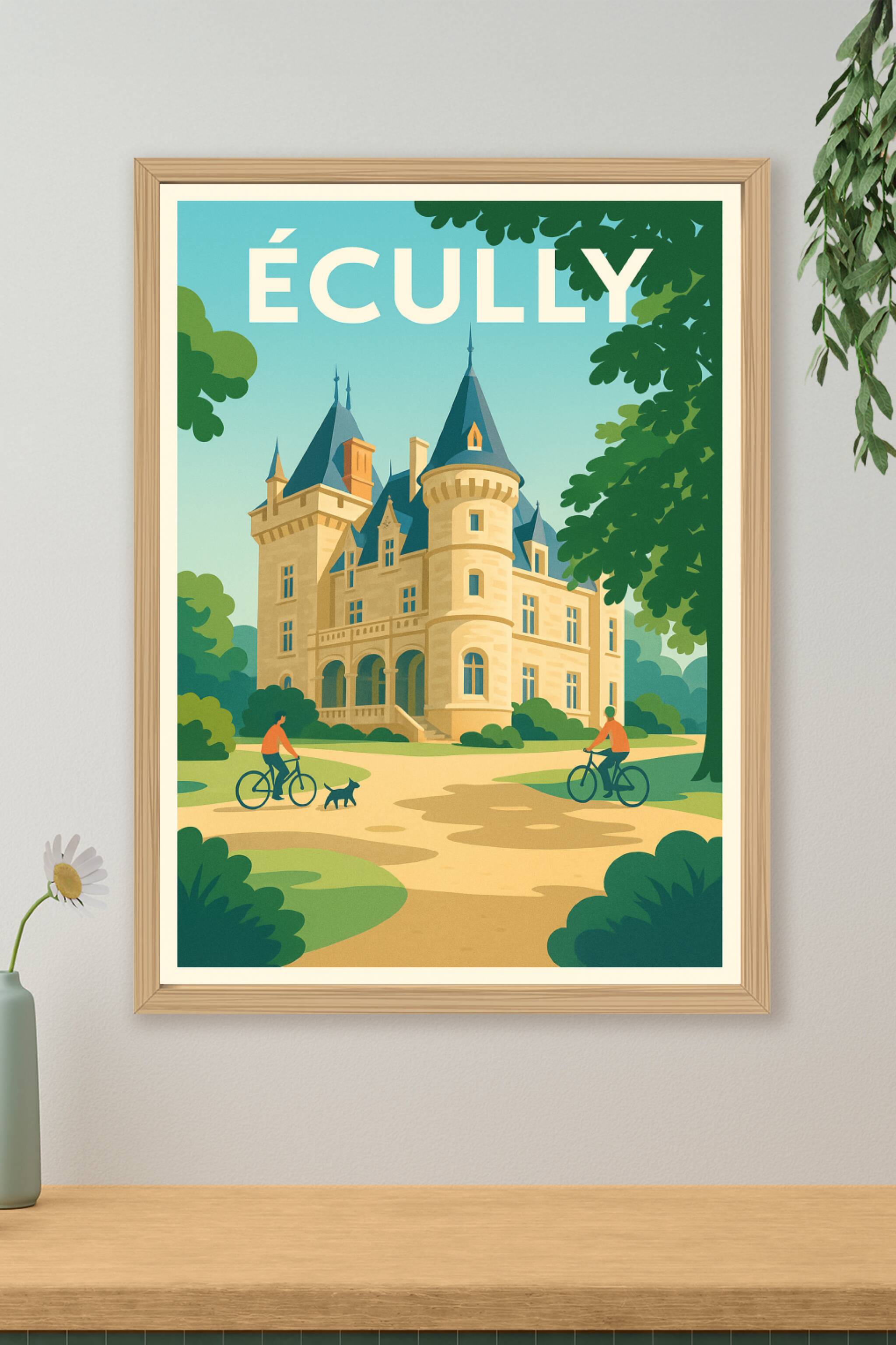 Affiche de Écully - Charme et sérénité au château