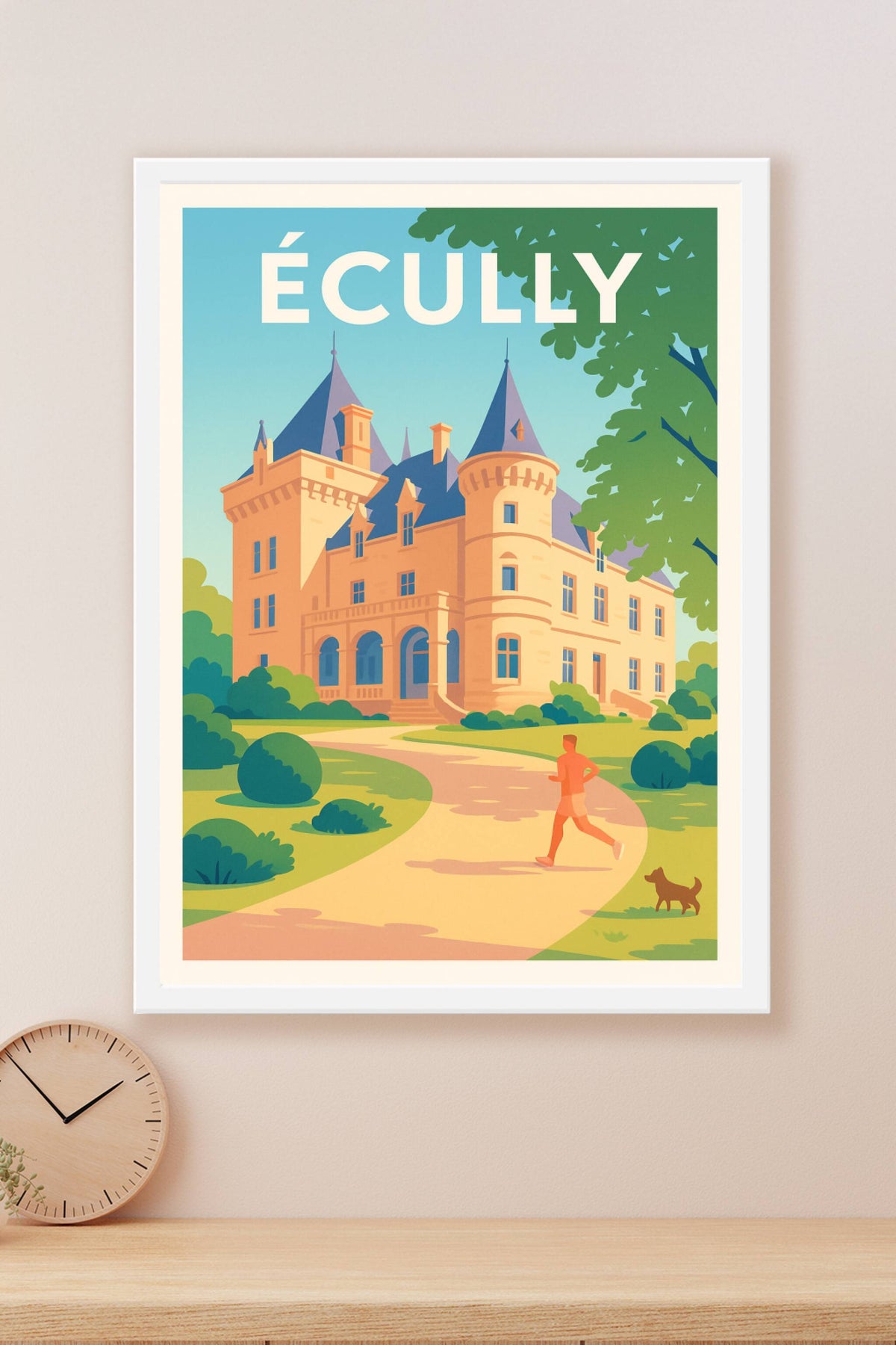 Affiche de Écully - Élégance et nature au château