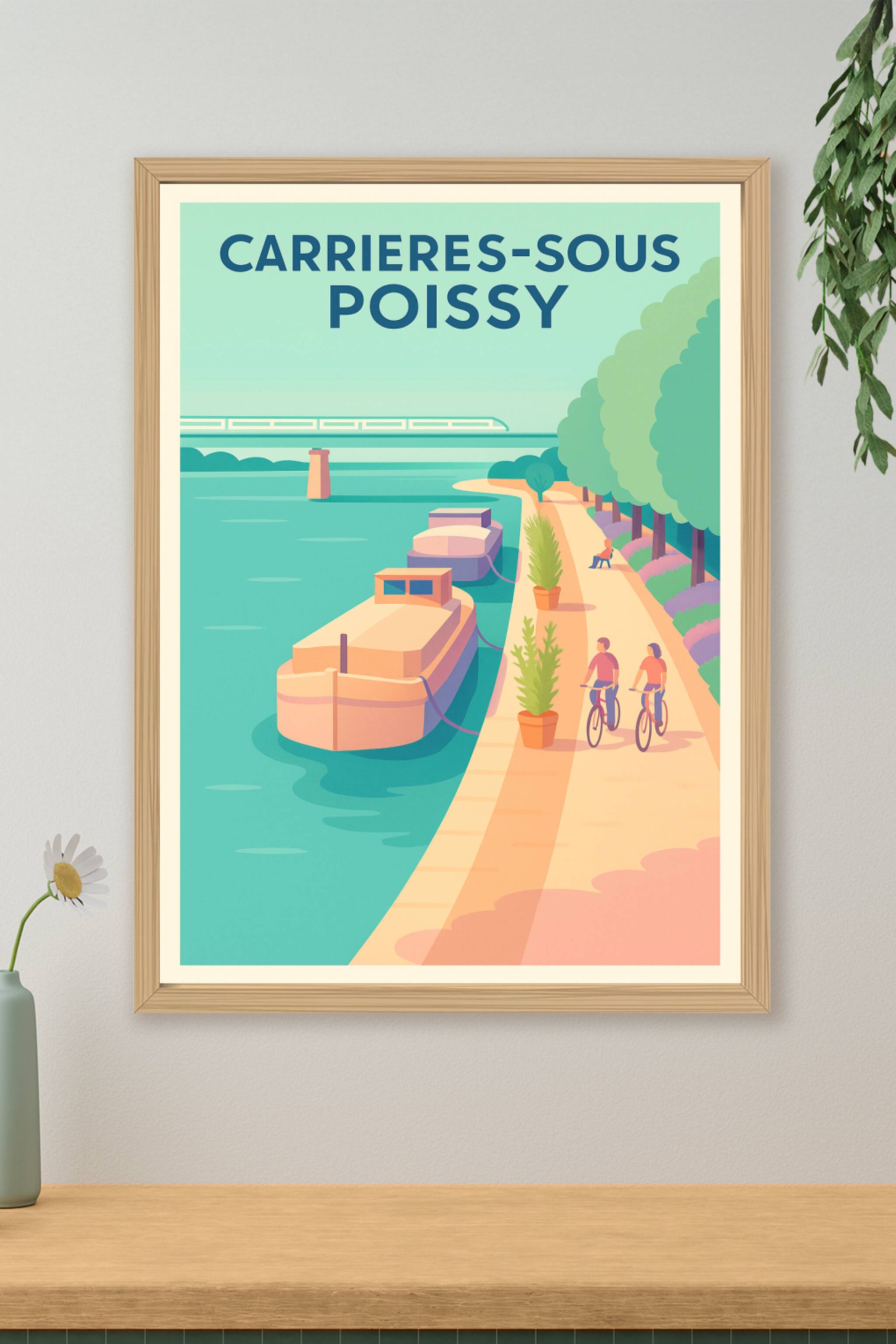 Affiche de Carrières-sous-Poissy - Sérénité au bord de l'eau